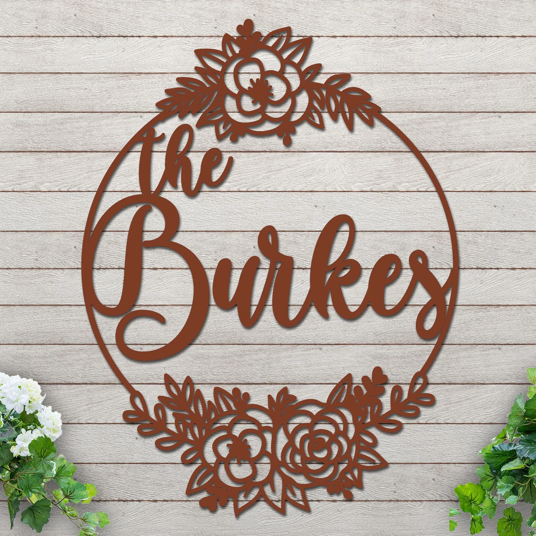 Family Name with Roses - Image 6