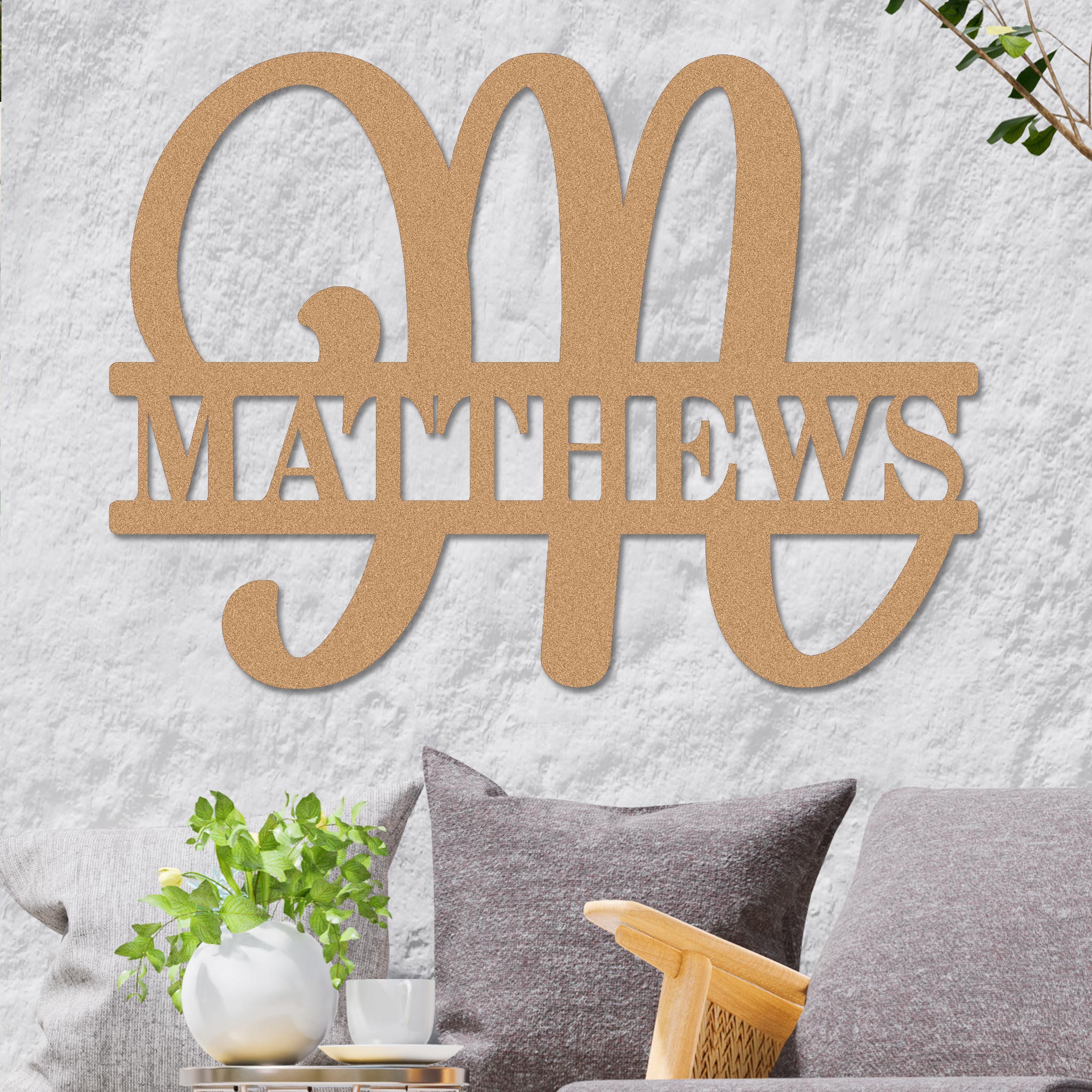 Fancy Split Monogram Sign - Image 10