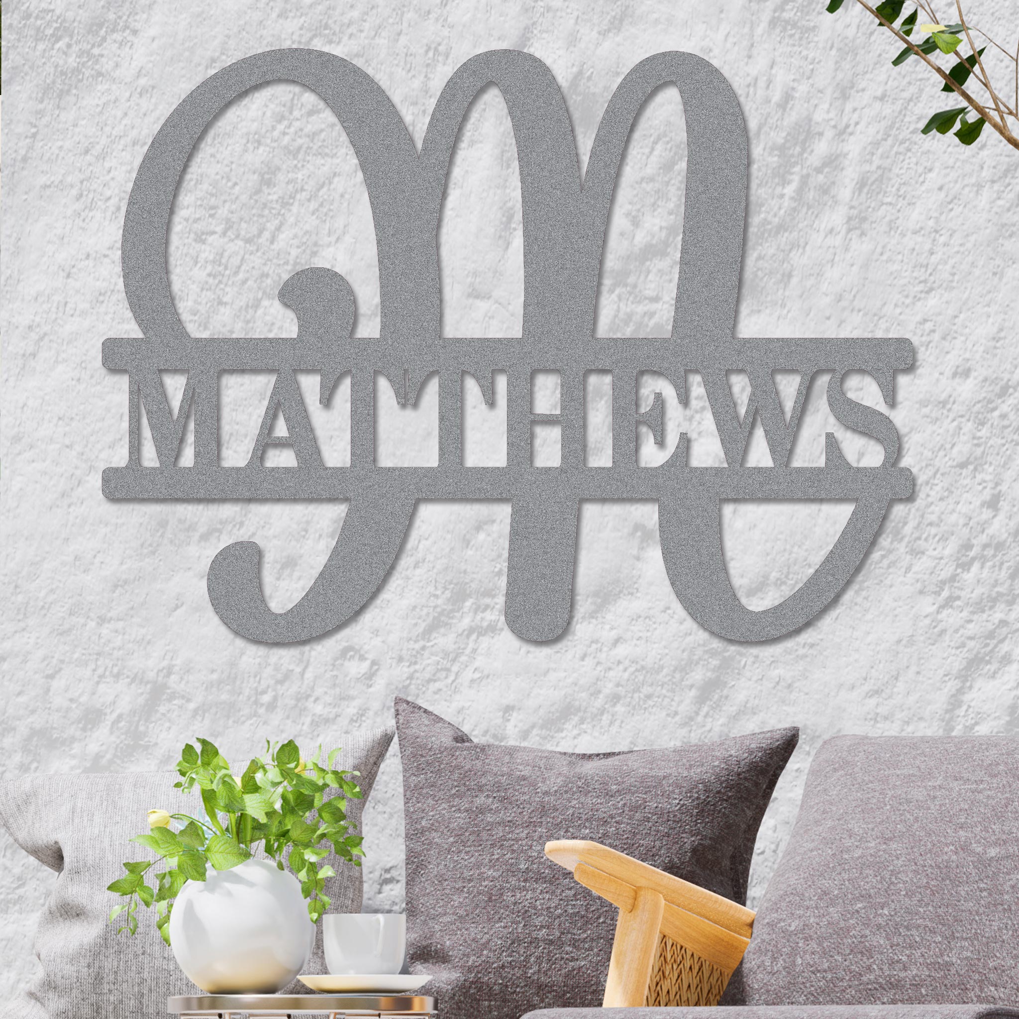 Fancy Split Monogram Sign - Image 13