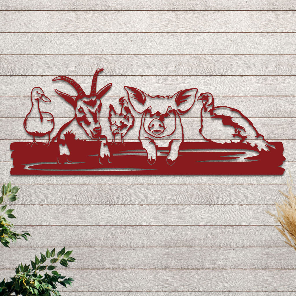 Farm Animals Sign - Image 9