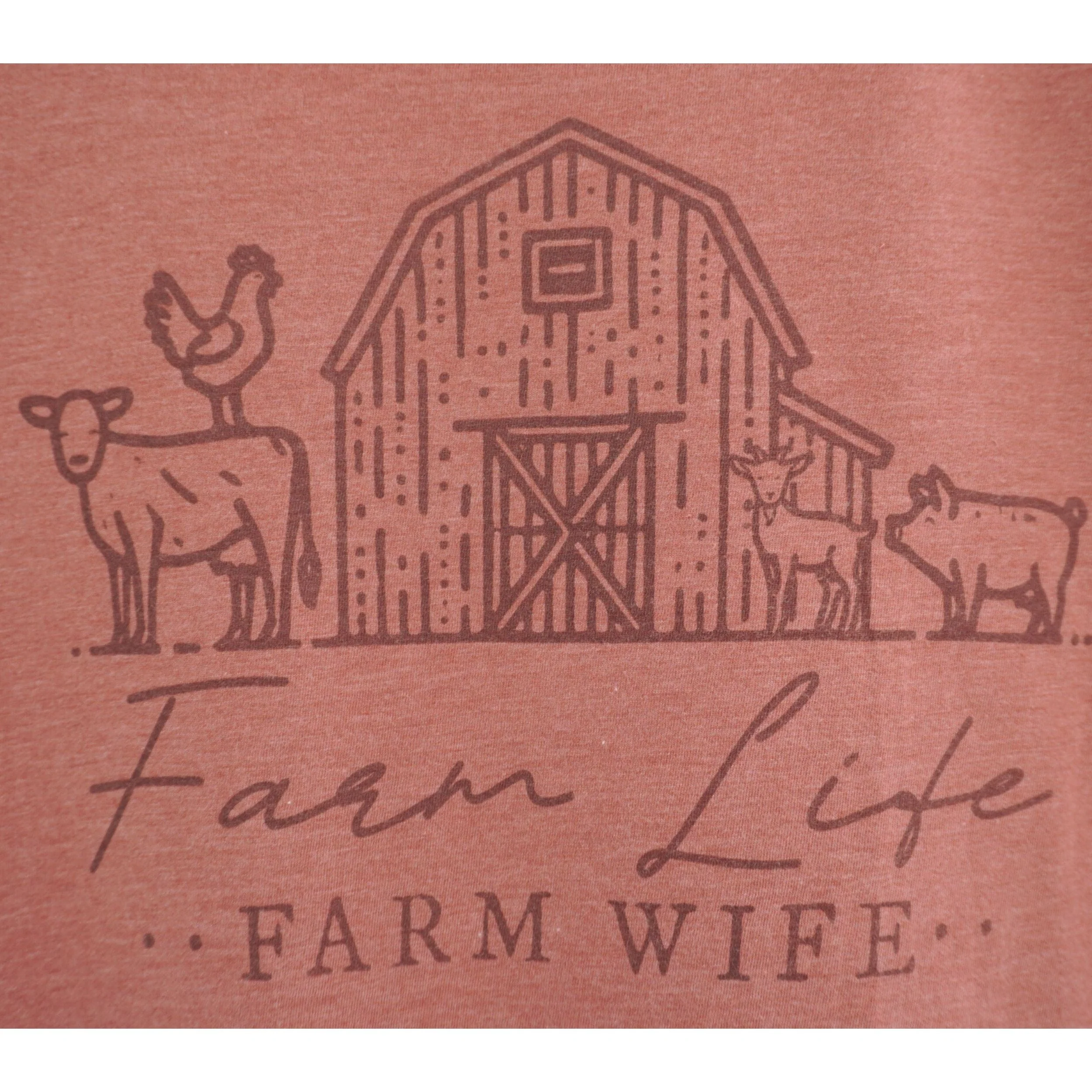 Farm Life, Farm Wife T-Shirt | Multiple Sizes | The Hex + The Hive - Image 3