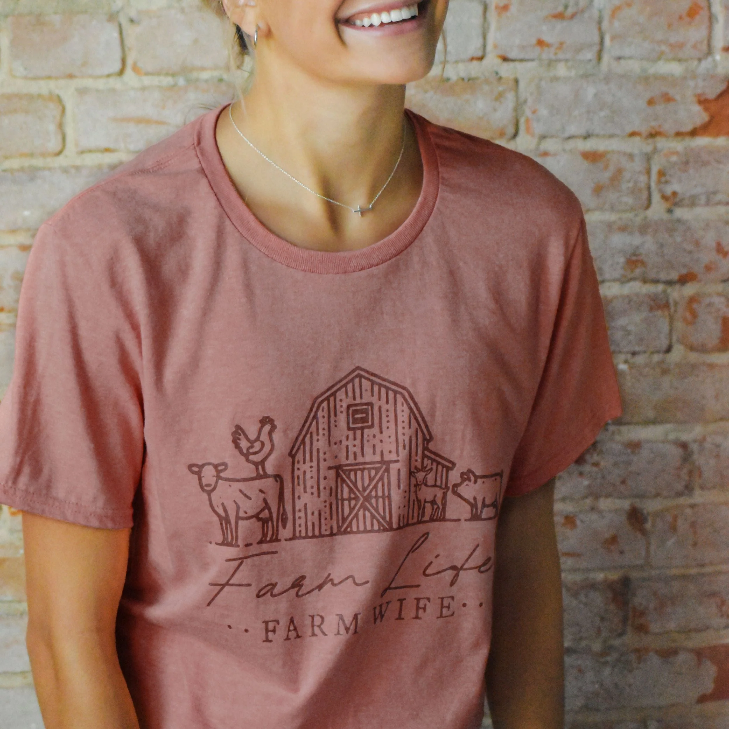 Farm Life, Farm Wife T-Shirt | Multiple Sizes | The Hex + The Hive - Image 7