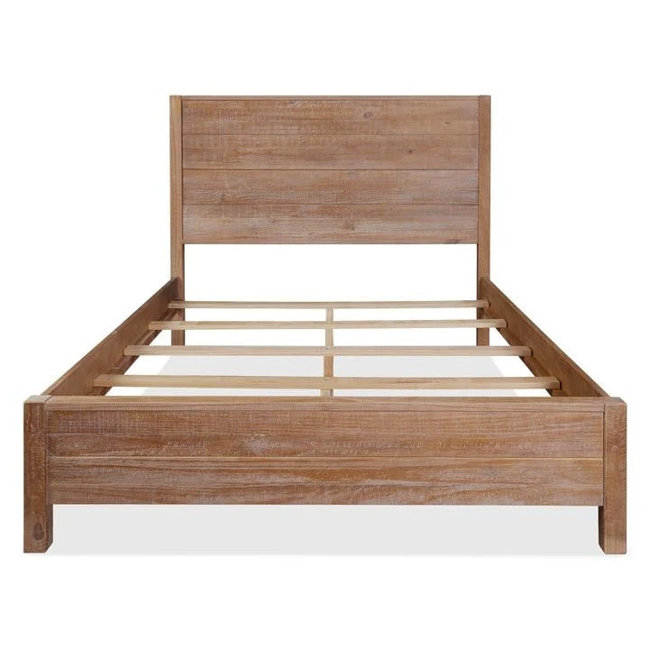 FarmHome Rustic Solid Pine Platform Bed in Queen Size - Image 2