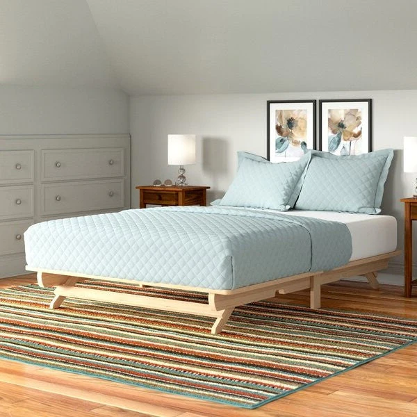 Farmhouse Queen Size Solid Wood Platform Bed Made in USA - Image 4