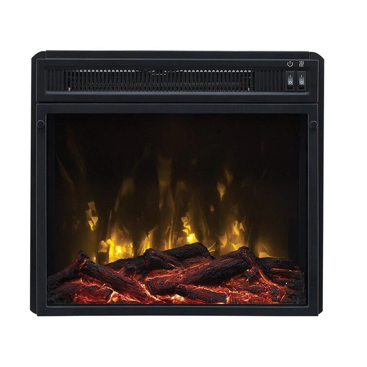 FarmHouse Rustic Pine TV Entertainment Electric Fireplace - Image 4