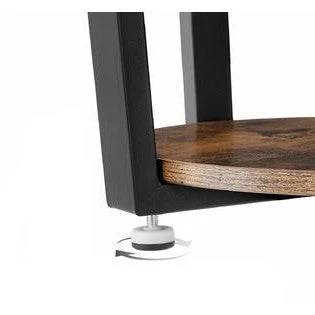 Farmhouse Rustic Round Side Table Nightstand End Table - Image 3