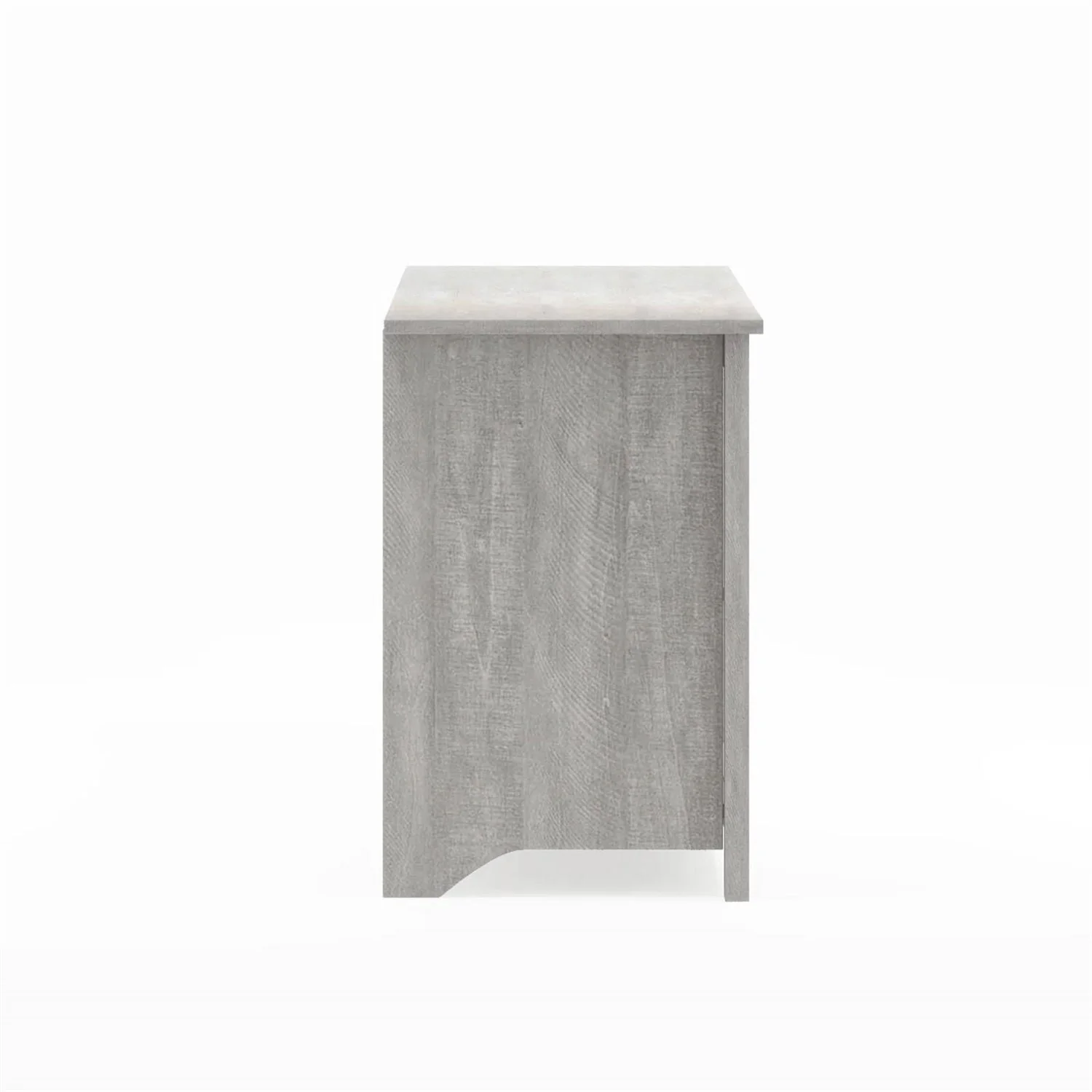 Farmhouse Style TV Stand in Light Grey Oak Wood Finish - for TVs up to 70-inch - Image 3