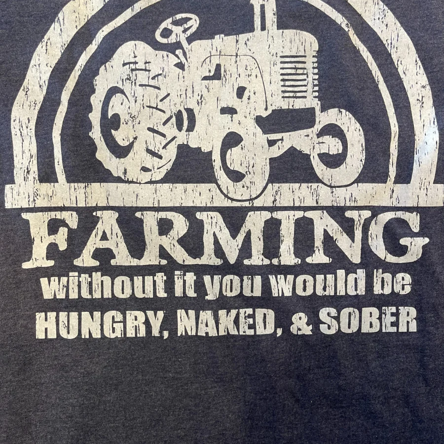 Farming...T-Shirt | Navy | Pretty & Fabulous - Image 2