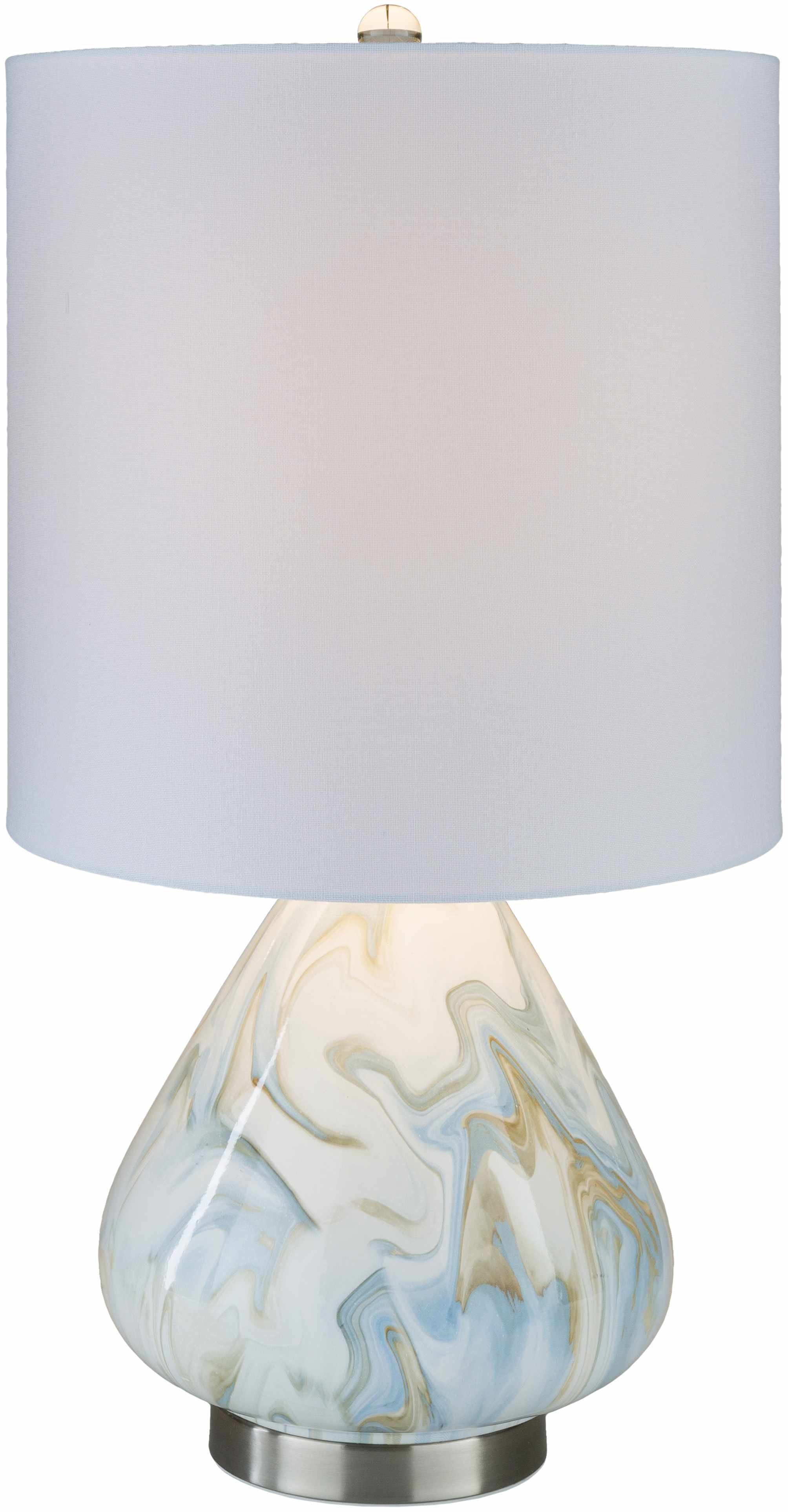 Farnborough Marble Ceramic Table Lamp - Image 11
