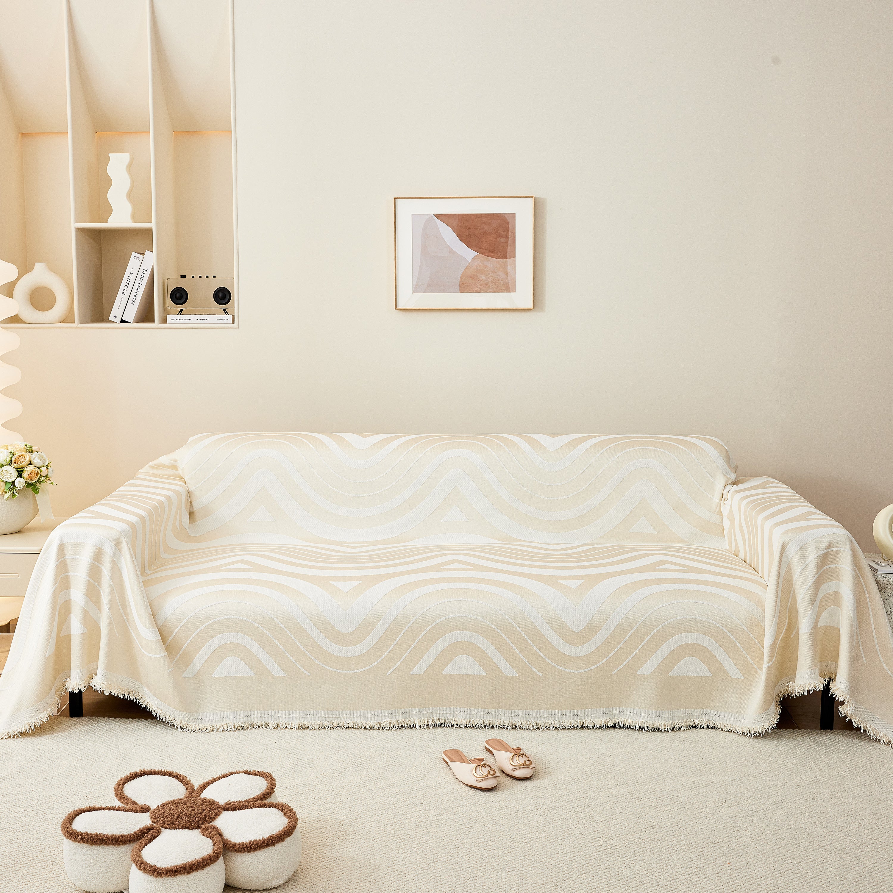 Fashion Chenille Couch Cover Blanket, Couch Non Slip Covers for Sectionals, Pet Friendly Couch Covers - Image 27