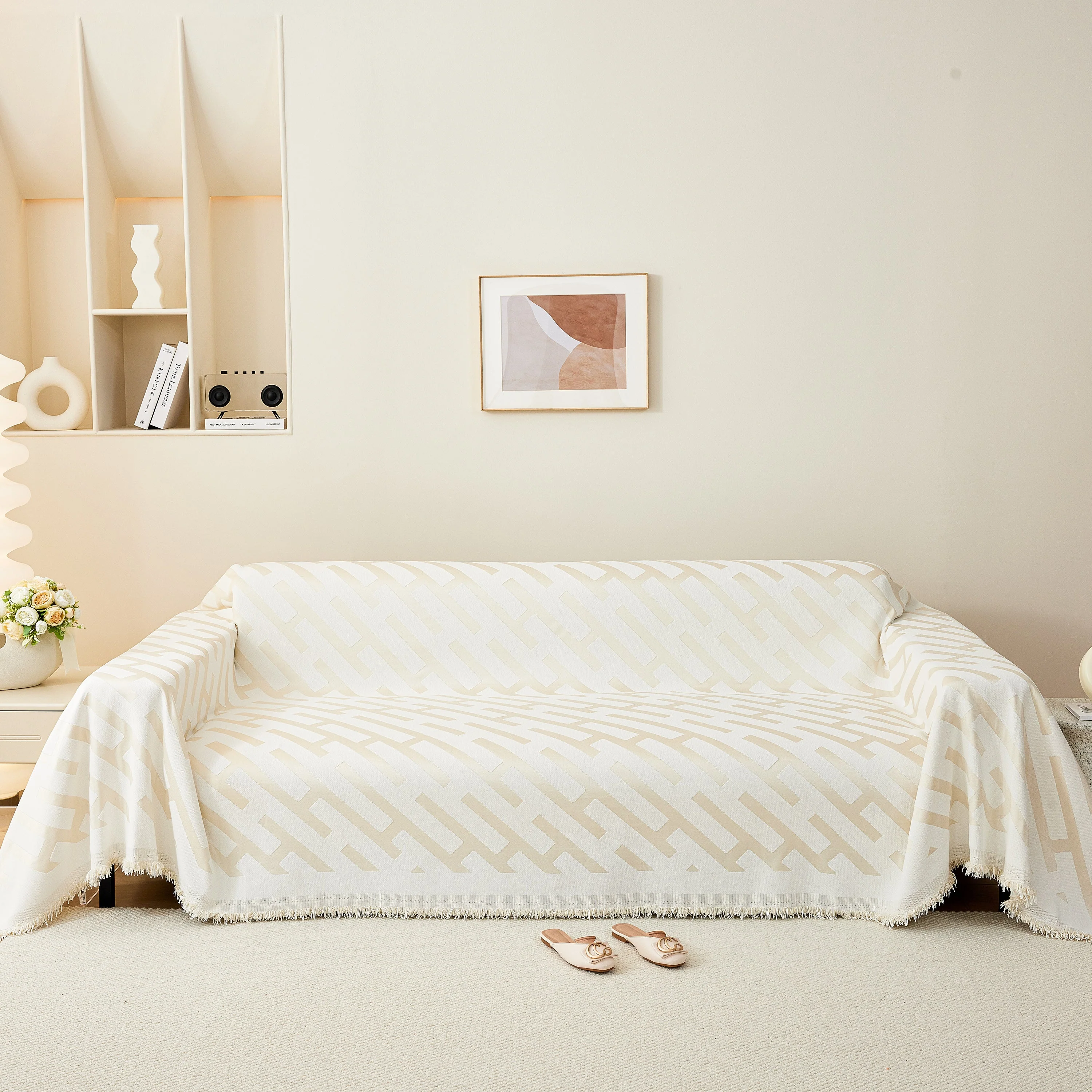 Fashion Chenille Couch Cover Blanket, Couch Non Slip Covers for Sectionals, Pet Friendly Couch Covers - Image 30