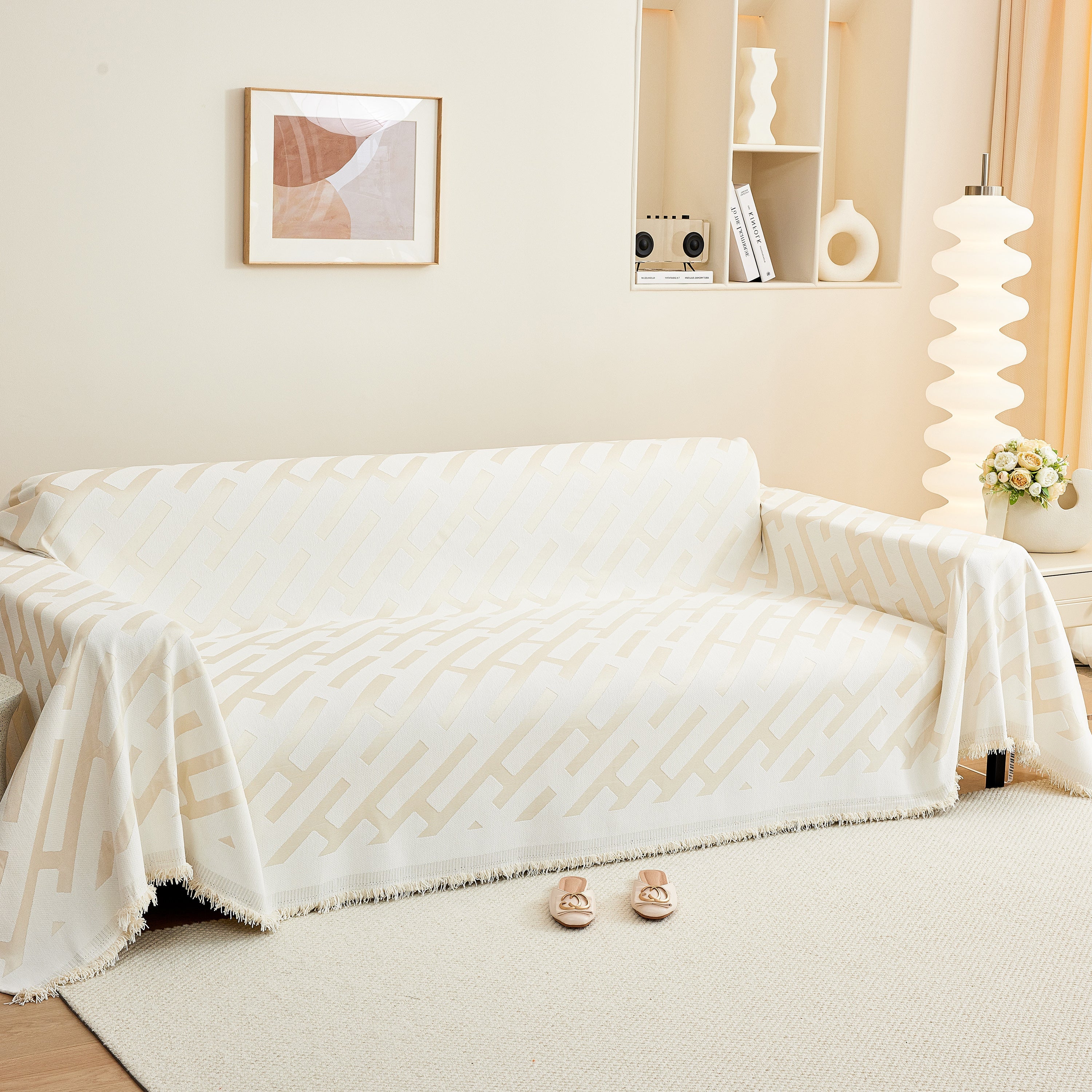 Fashion Chenille Couch Cover Blanket, Couch Non Slip Covers for Sectionals, Pet Friendly Couch Covers - Image 31