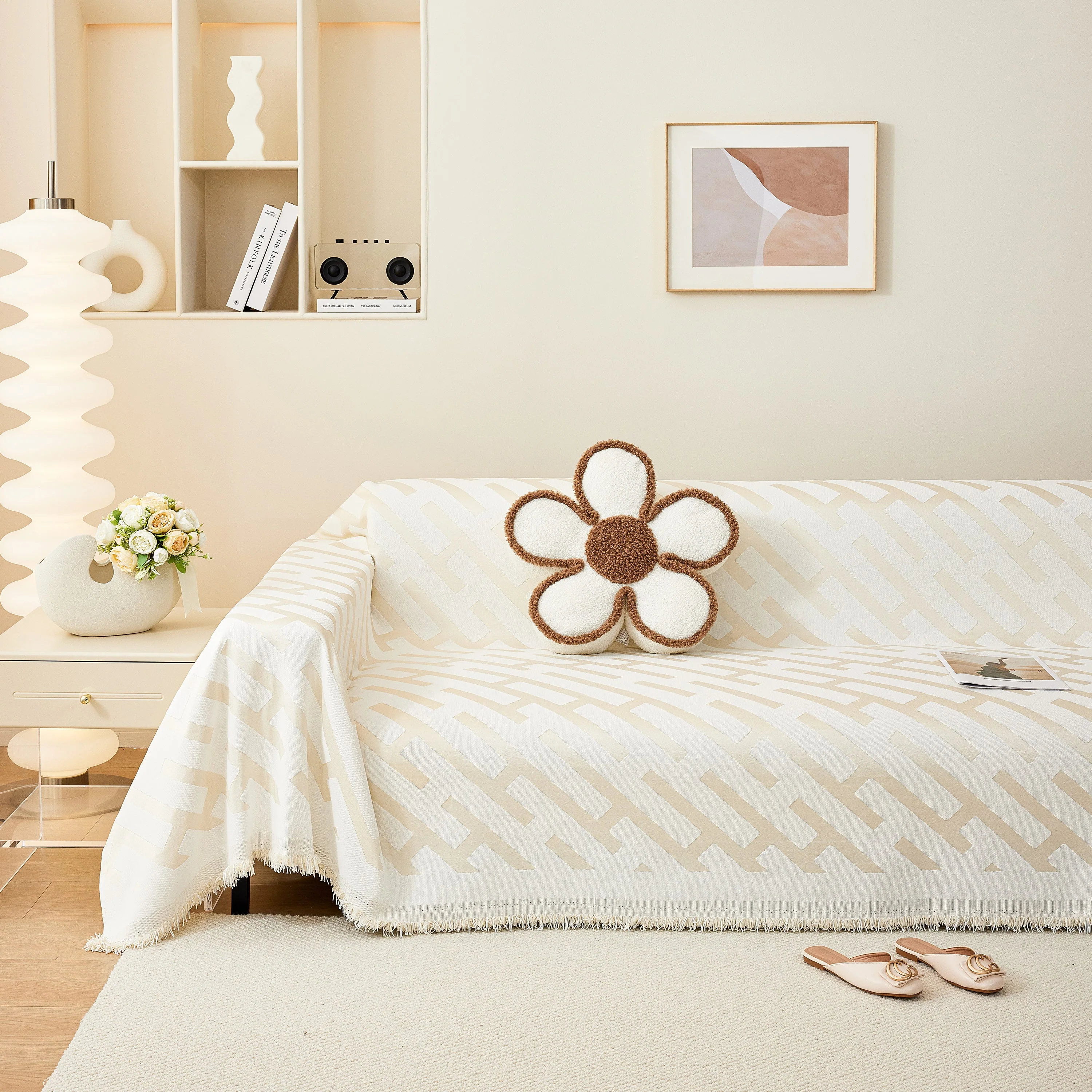 Fashion Chenille Couch Cover Blanket, Couch Non Slip Covers for Sectionals, Pet Friendly Couch Covers - Image 33