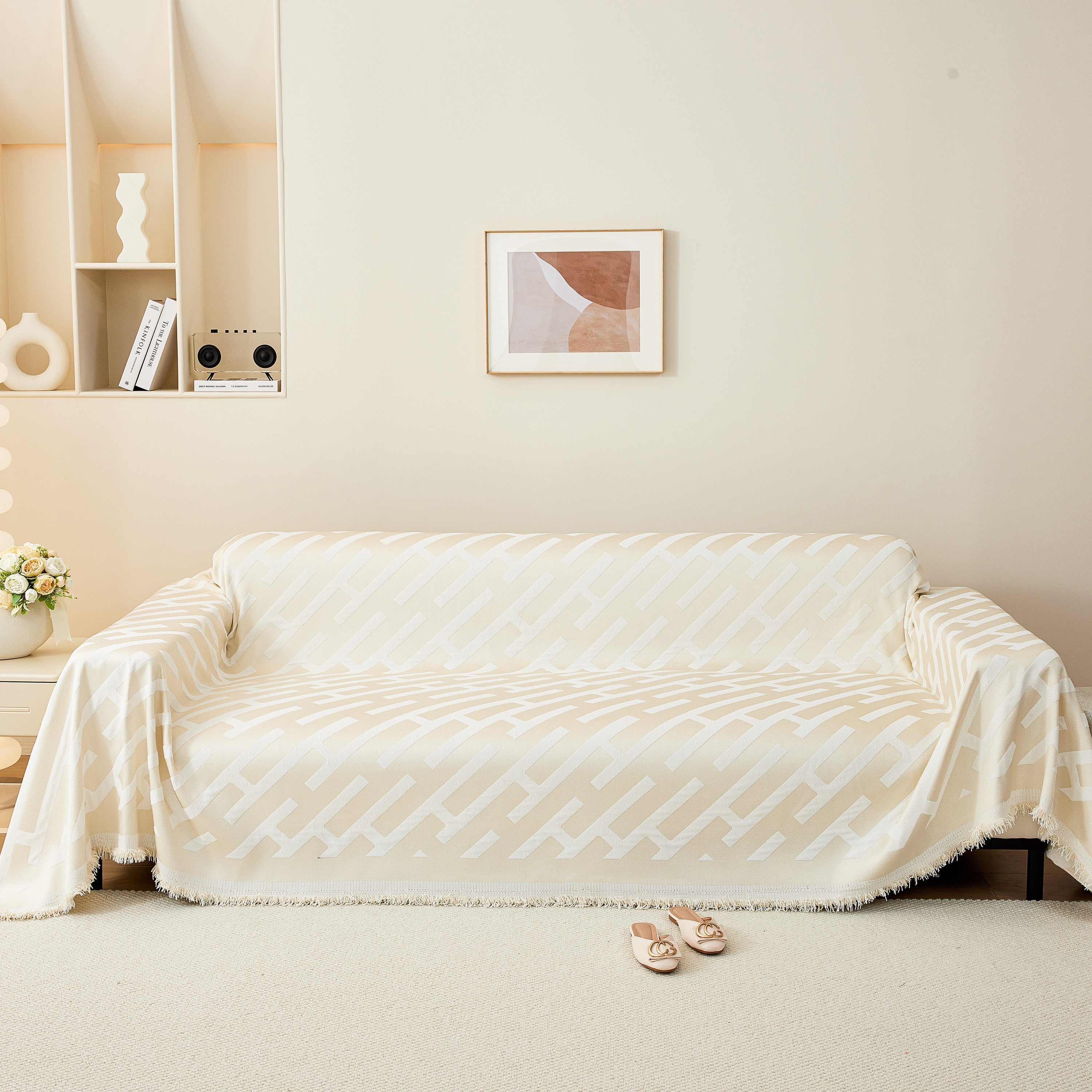 Fashion Chenille Couch Cover Blanket, Couch Non Slip Covers for Sectionals, Pet Friendly Couch Covers - Image 55