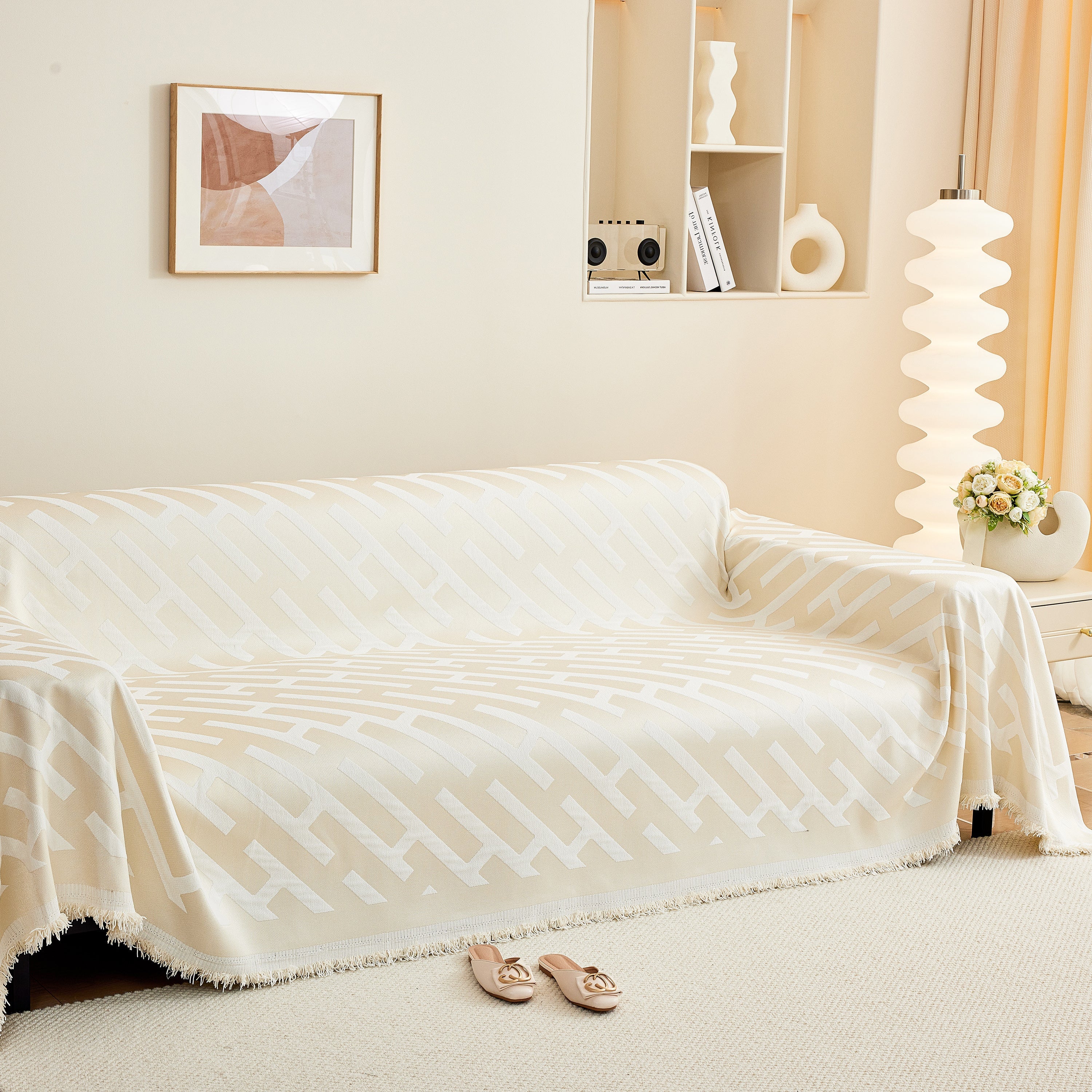 Fashion Chenille Couch Cover Blanket, Couch Non Slip Covers for Sectionals, Pet Friendly Couch Covers - Image 56