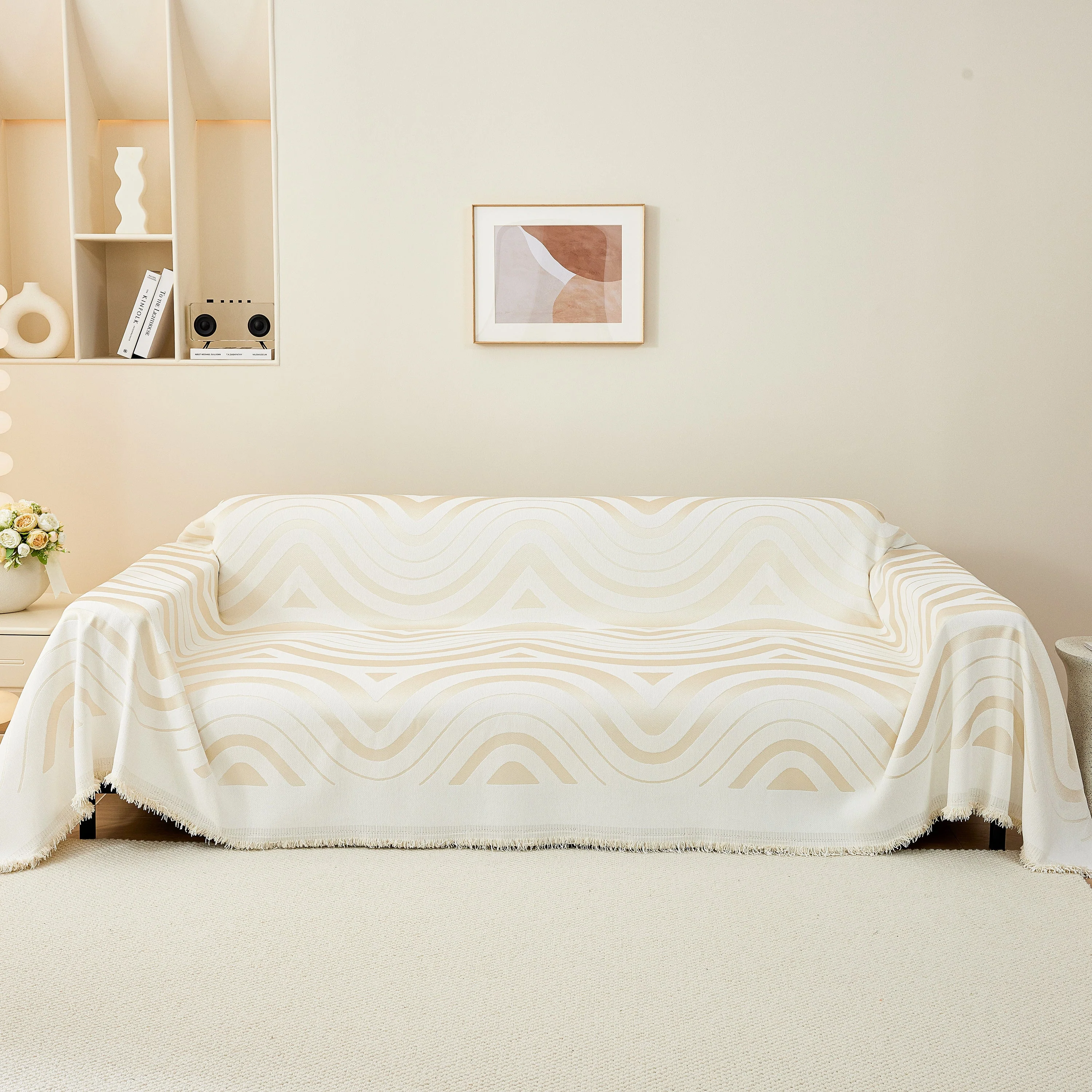 Fashion Chenille Couch Cover Blanket, Couch Non Slip Covers for Sectionals, Pet Friendly Couch Covers - Image 7