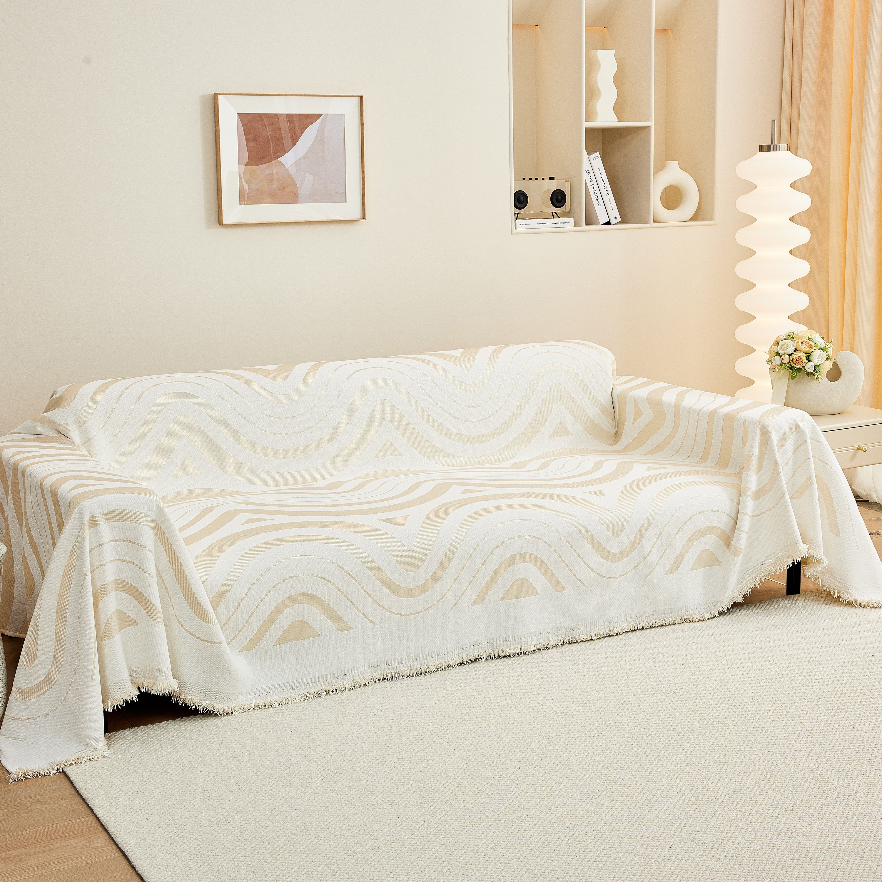 Fashion Chenille Couch Cover Blanket, Couch Non Slip Covers for Sectionals, Pet Friendly Couch Covers - Image 8