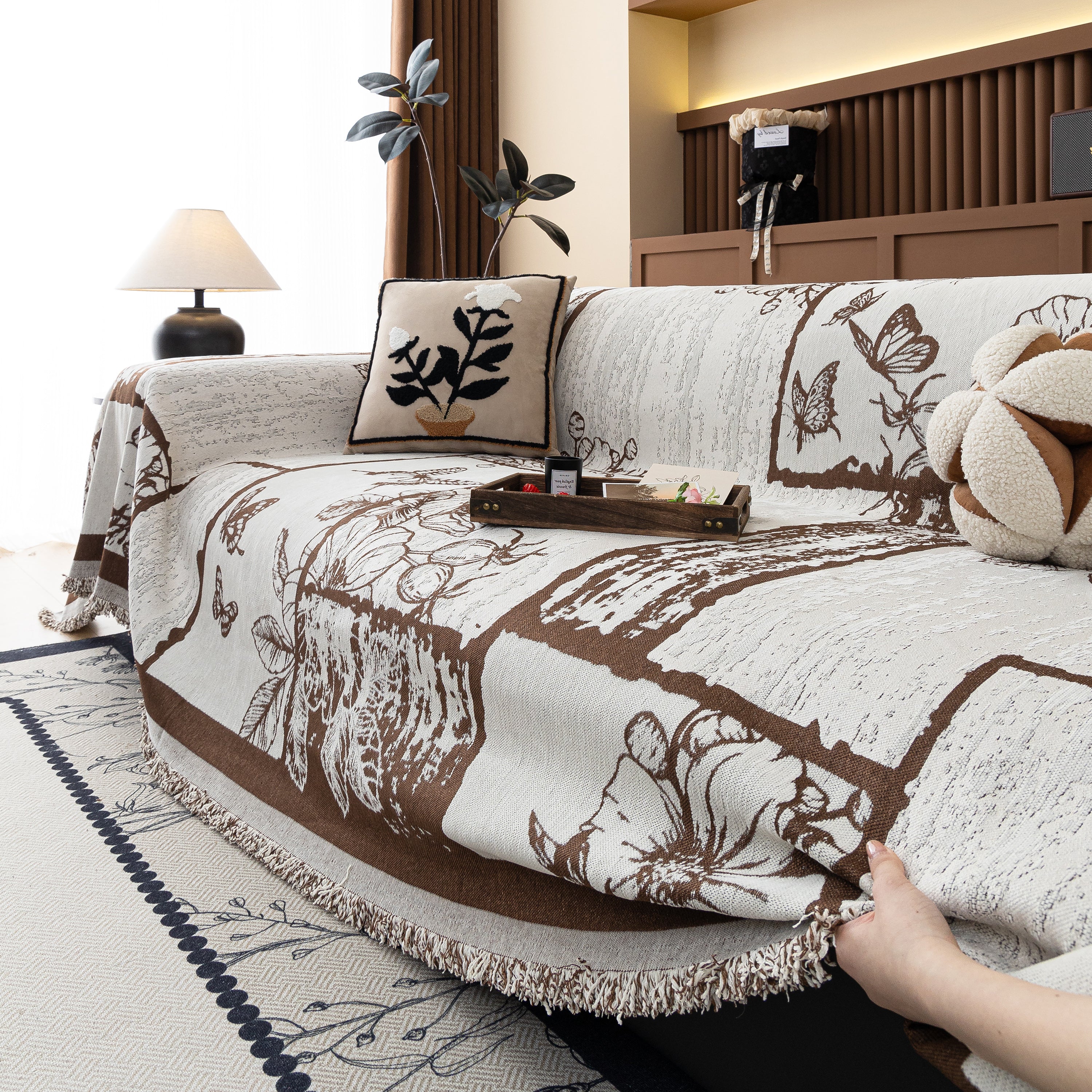 Fashion Couch Cover Blanket Bohemian Sectional Sofa Protector Furniture Covers for Sofas - Image 27