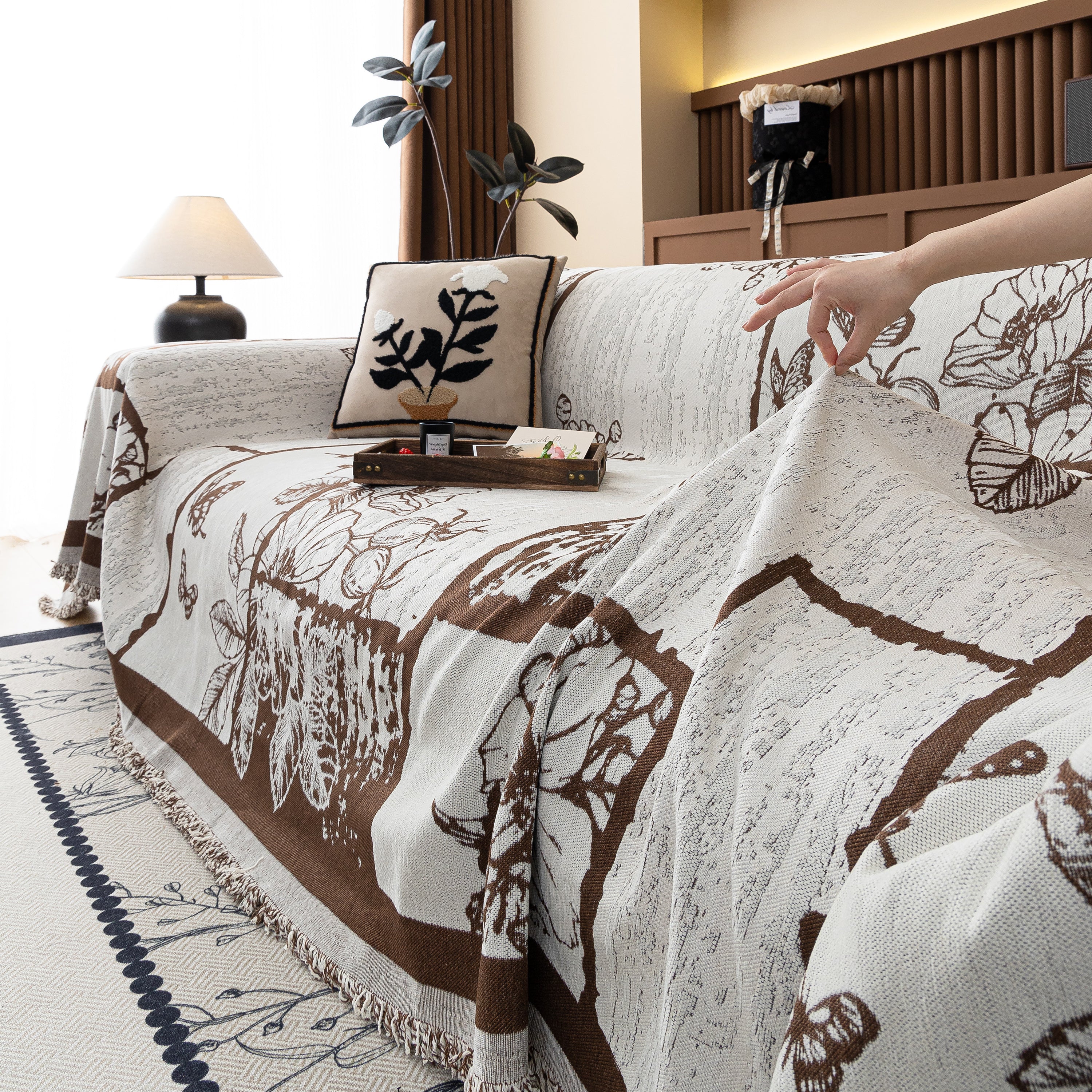 Fashion Couch Cover Blanket Bohemian Sectional Sofa Protector Furniture Covers for Sofas - Image 29