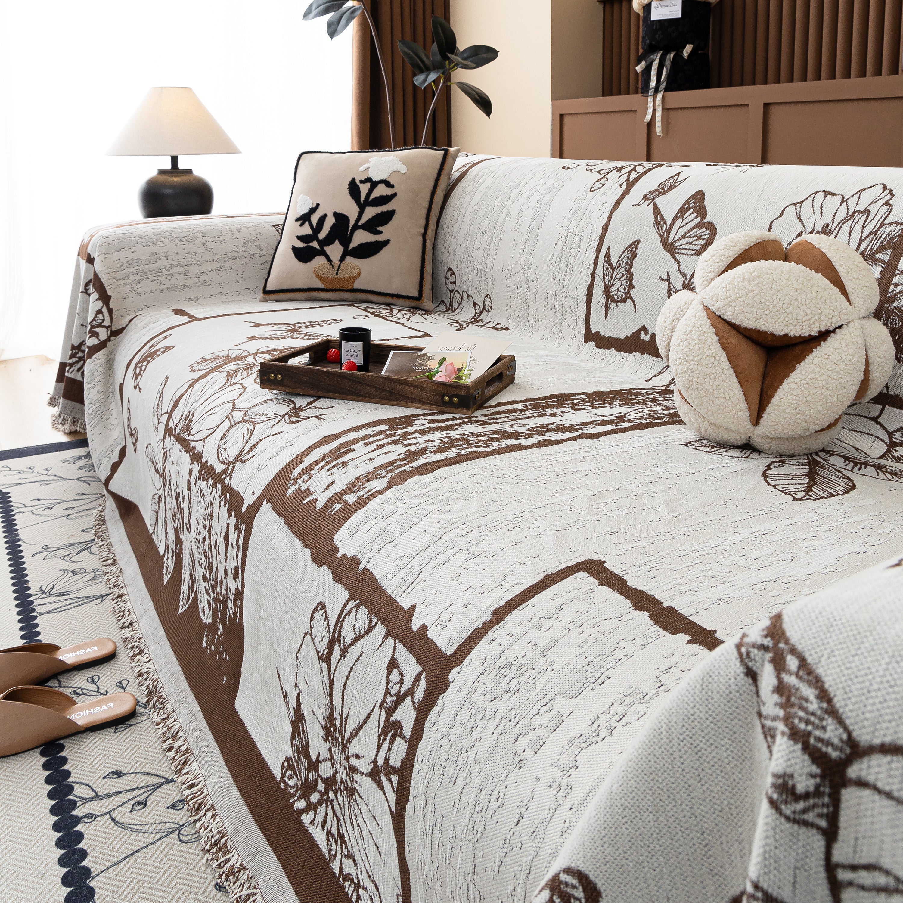 Fashion Couch Cover Blanket Bohemian Sectional Sofa Protector Furniture Covers for Sofas - Image 37