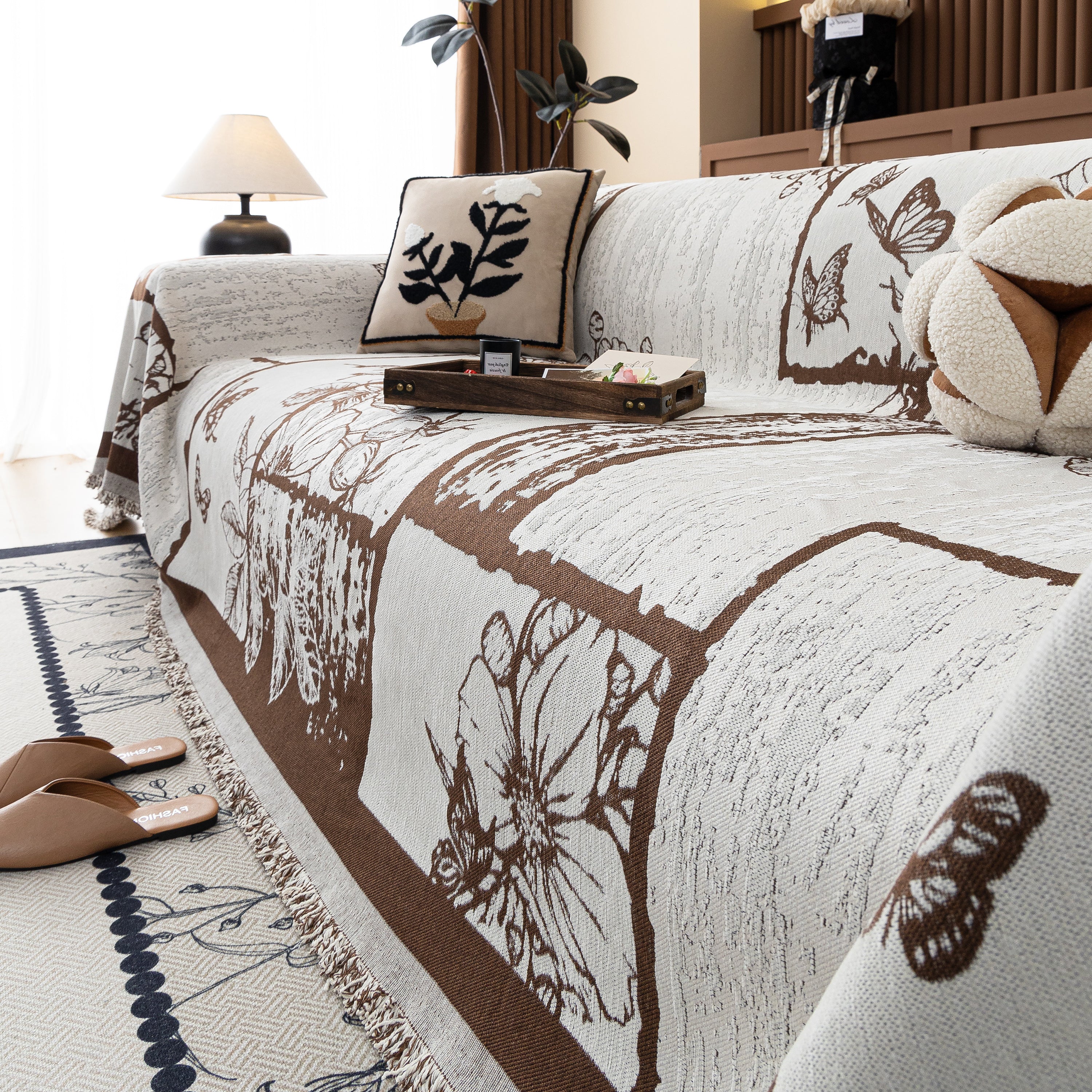 Fashion Couch Cover Blanket Bohemian Sectional Sofa Protector Furniture Covers for Sofas - Image 38