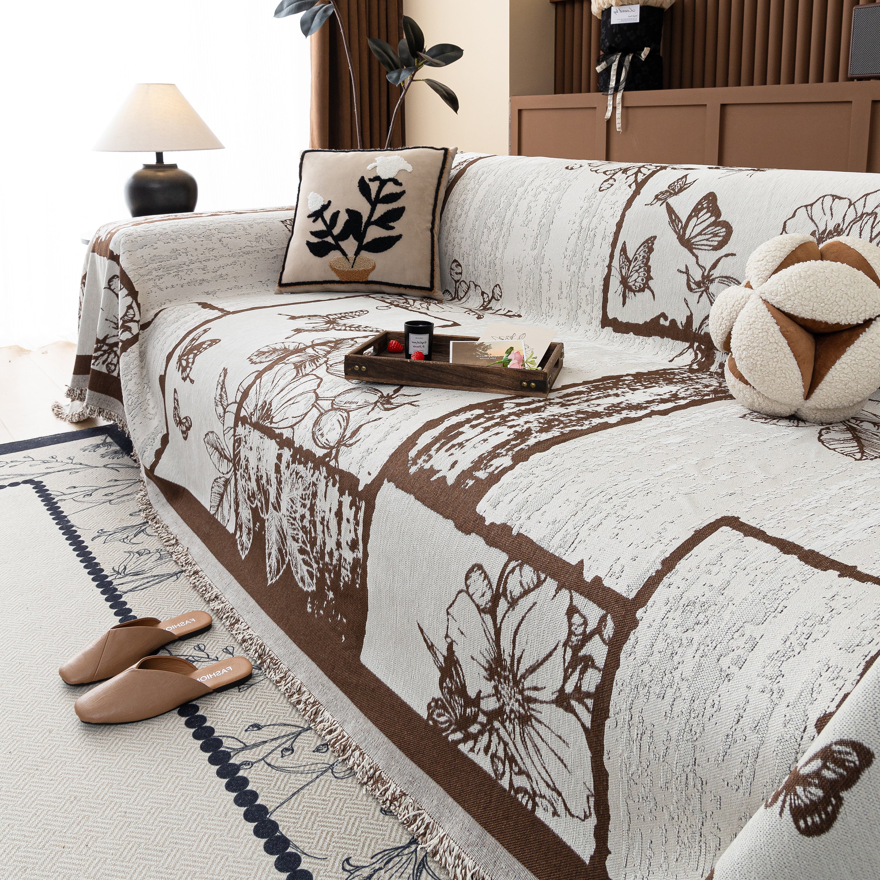 Fashion Couch Cover Blanket Bohemian Sectional Sofa Protector Furniture Covers for Sofas - Image 41