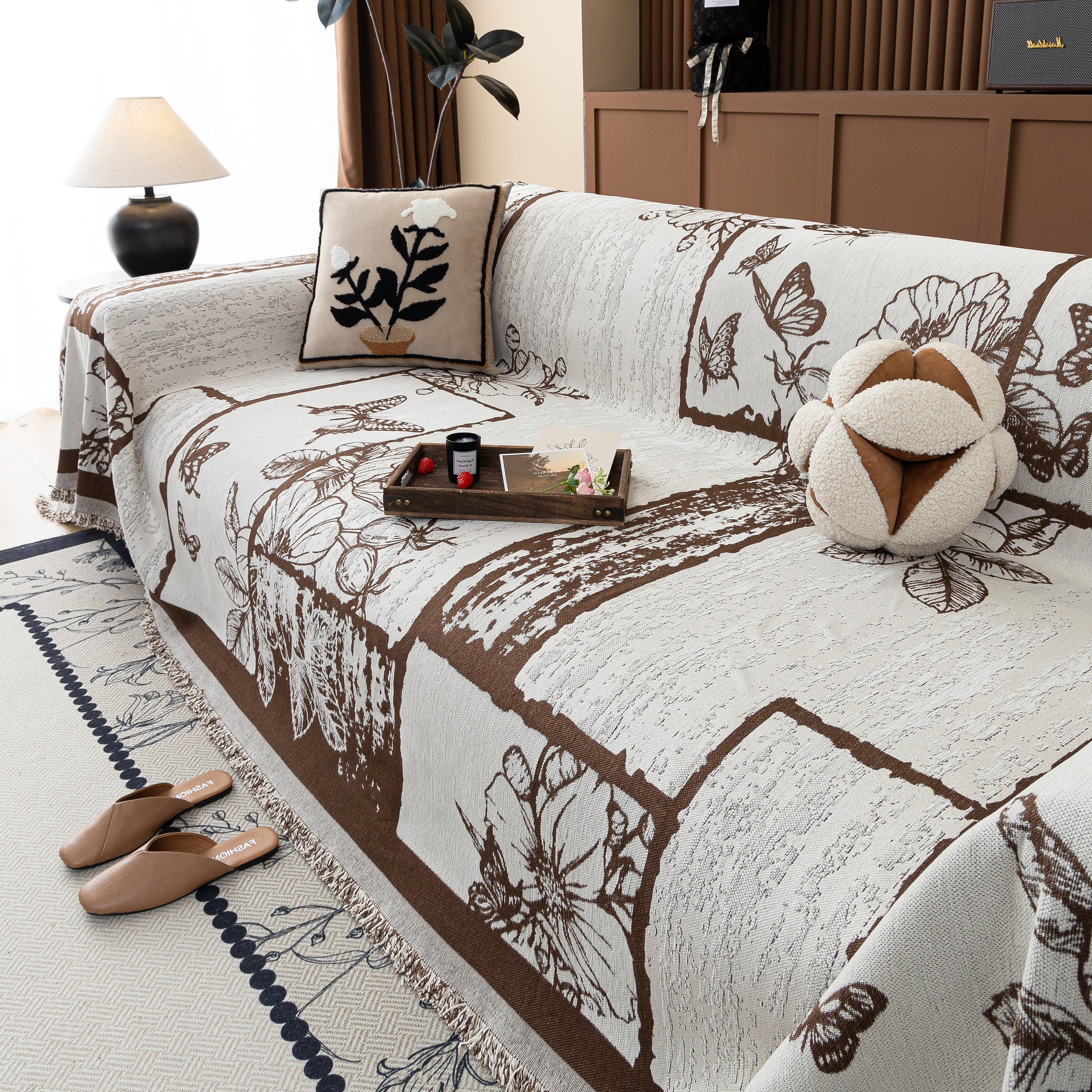 Fashion Couch Cover Blanket Bohemian Sectional Sofa Protector Furniture Covers for Sofas - Image 46