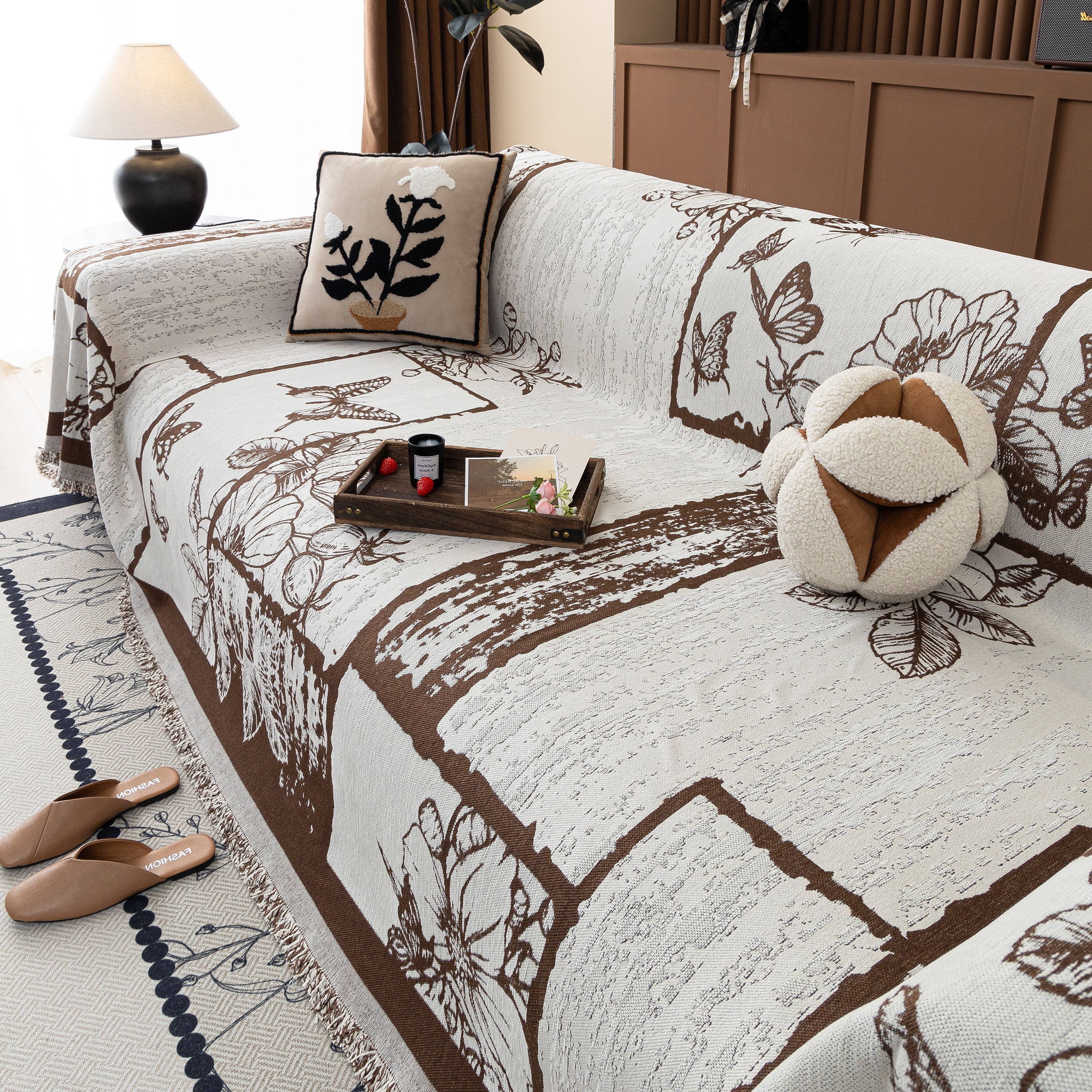 Fashion Couch Cover Blanket Bohemian Sectional Sofa Protector Furniture Covers for Sofas - Image 47