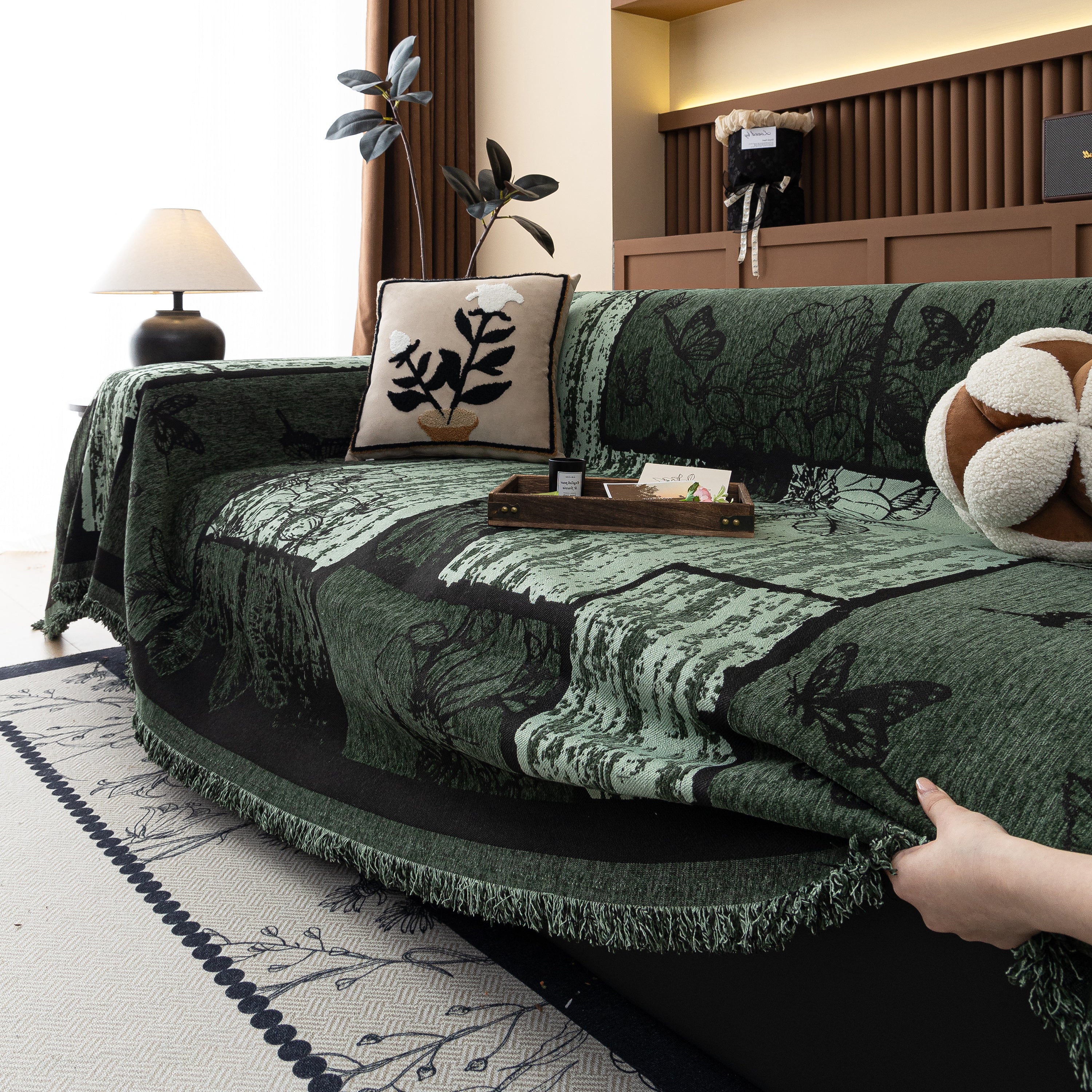 Fashion Couch Cover Blanket Bohemian Sectional Sofa Protector Furniture Covers for Sofas - Image 55