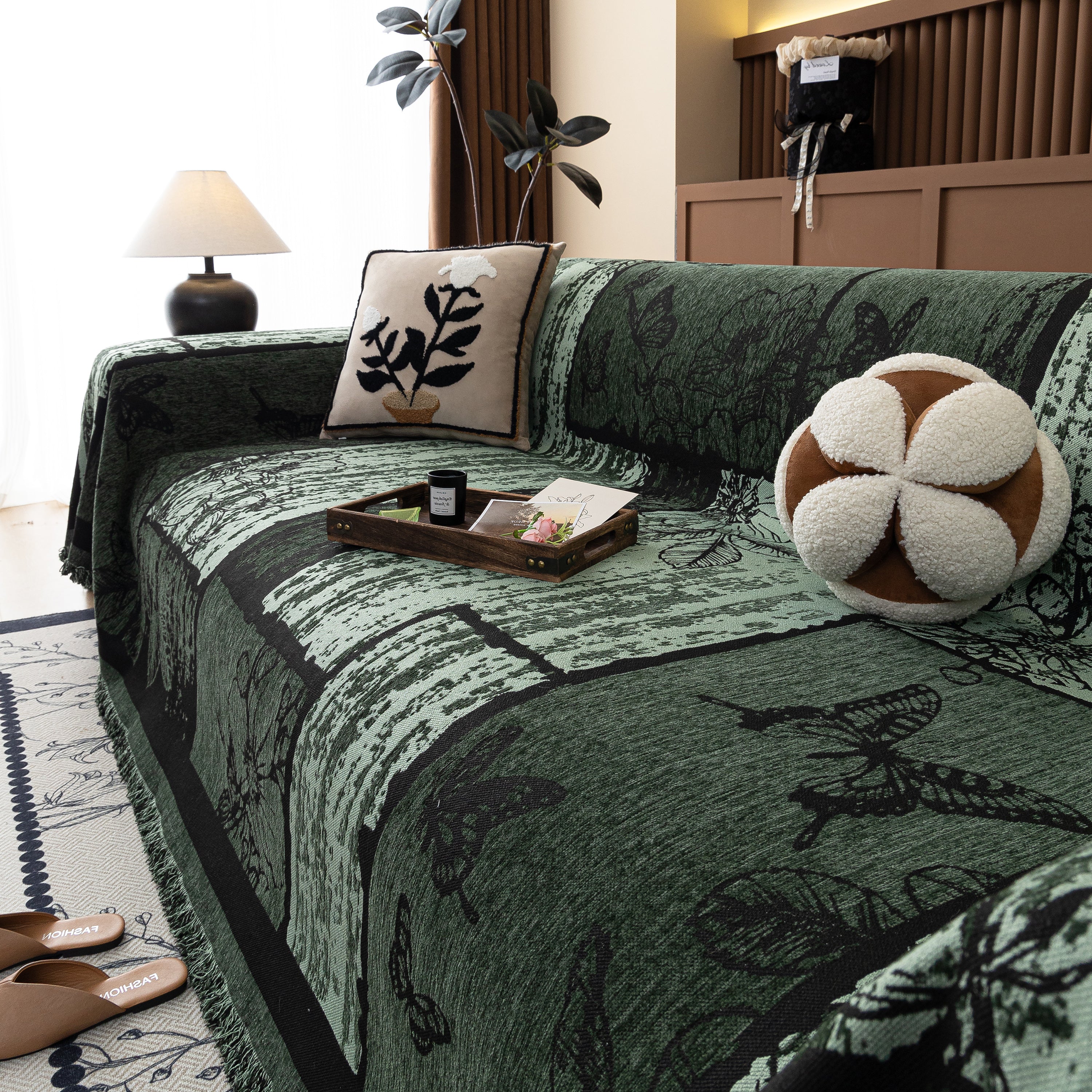 Fashion Couch Cover Blanket Bohemian Sectional Sofa Protector Furniture Covers for Sofas - Image 58