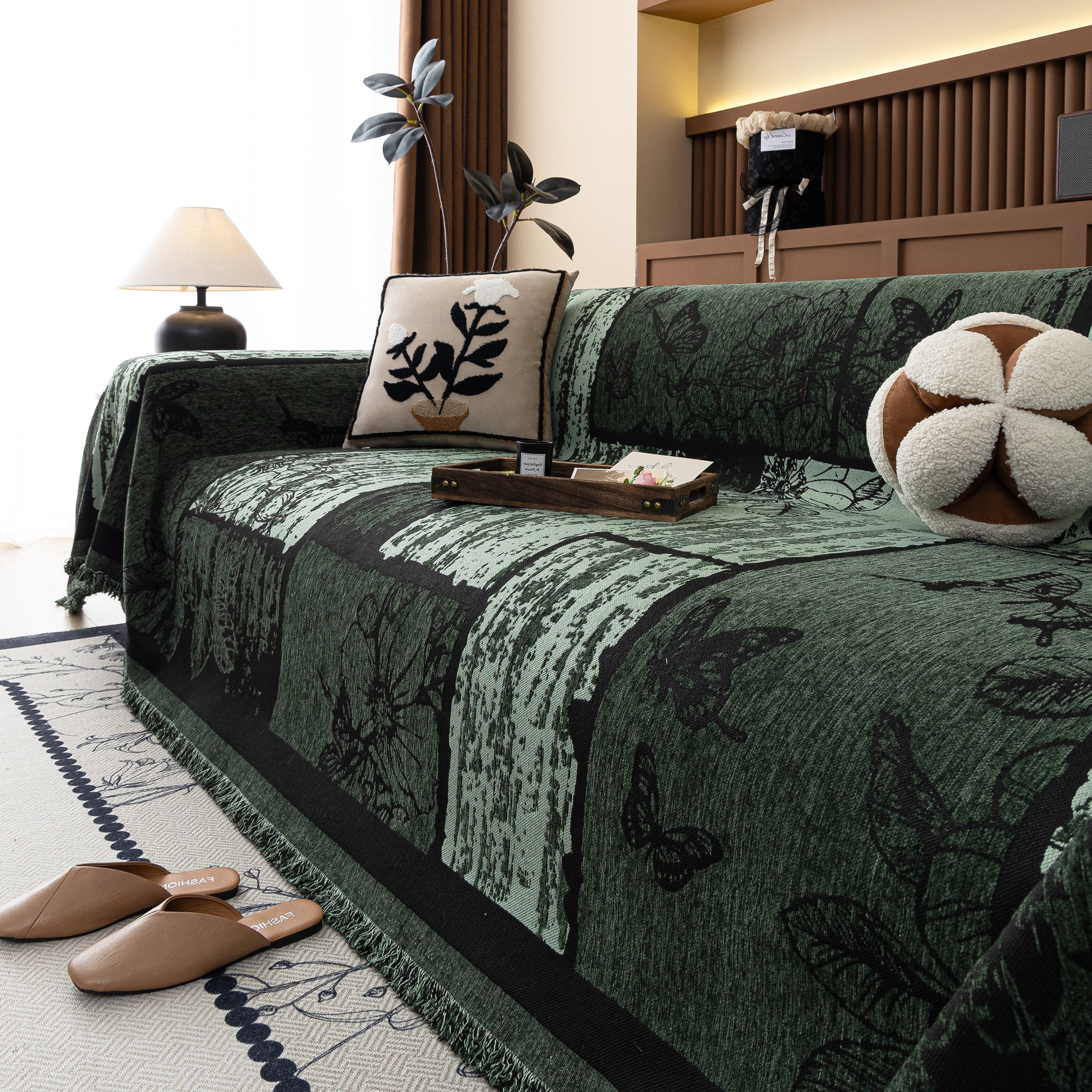 Fashion Couch Cover Blanket Bohemian Sectional Sofa Protector Furniture Covers for Sofas - Image 62