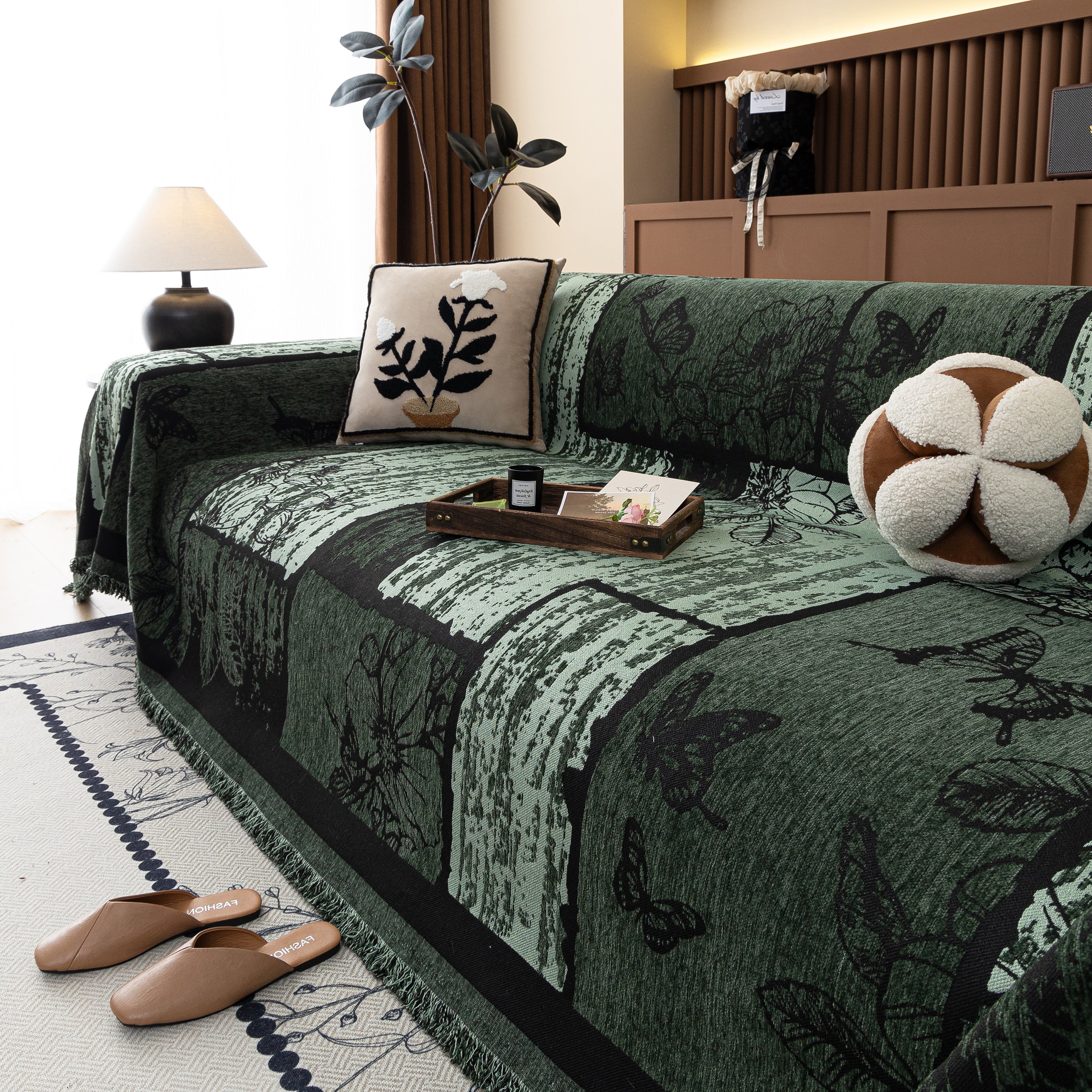 Fashion Couch Cover Blanket Bohemian Sectional Sofa Protector Furniture Covers for Sofas - Image 64