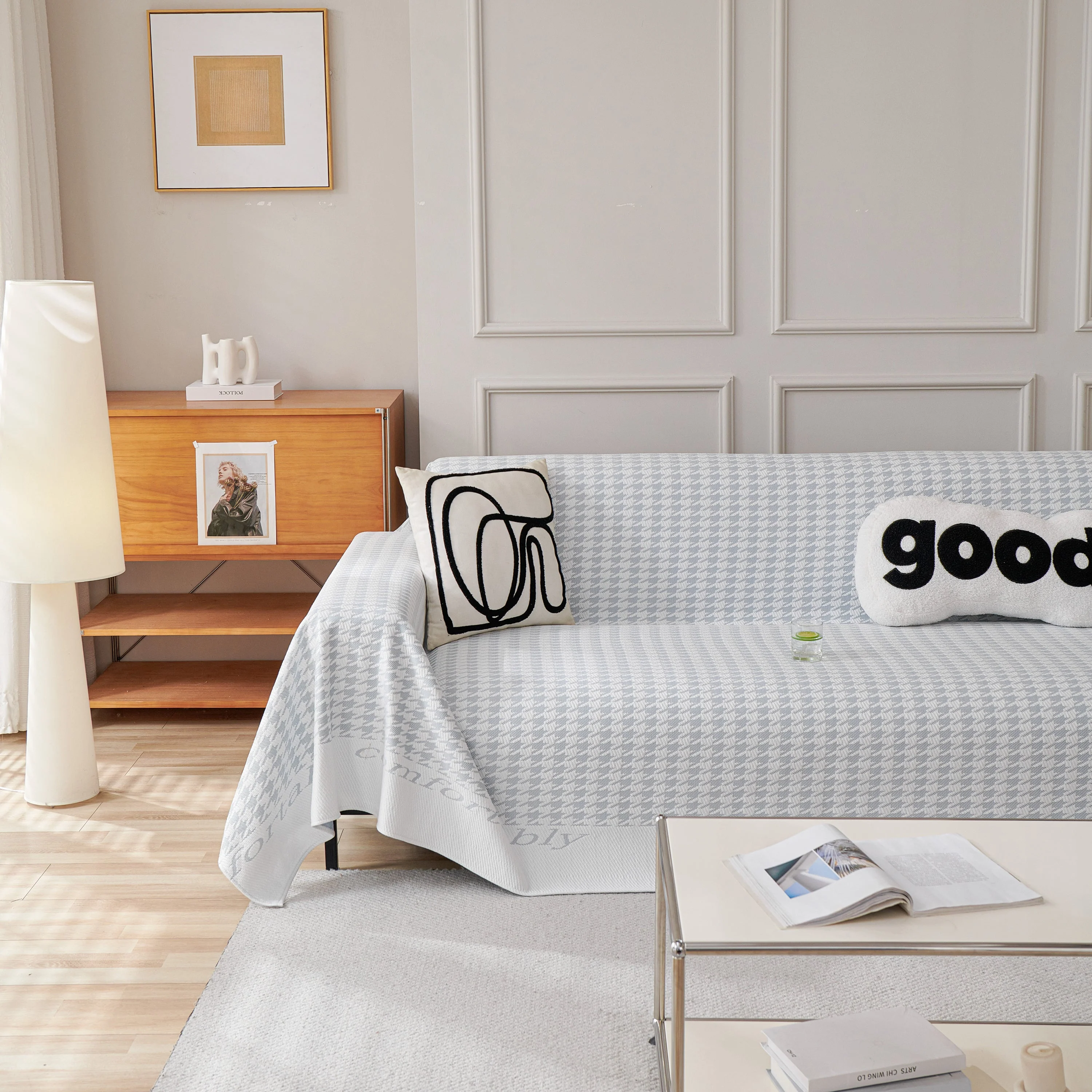 Fashion Couch Cover Blanket, Cooling Breathable Couch Cover Sofa Throw Cover X-Large Sofa Slipcover - Image 17