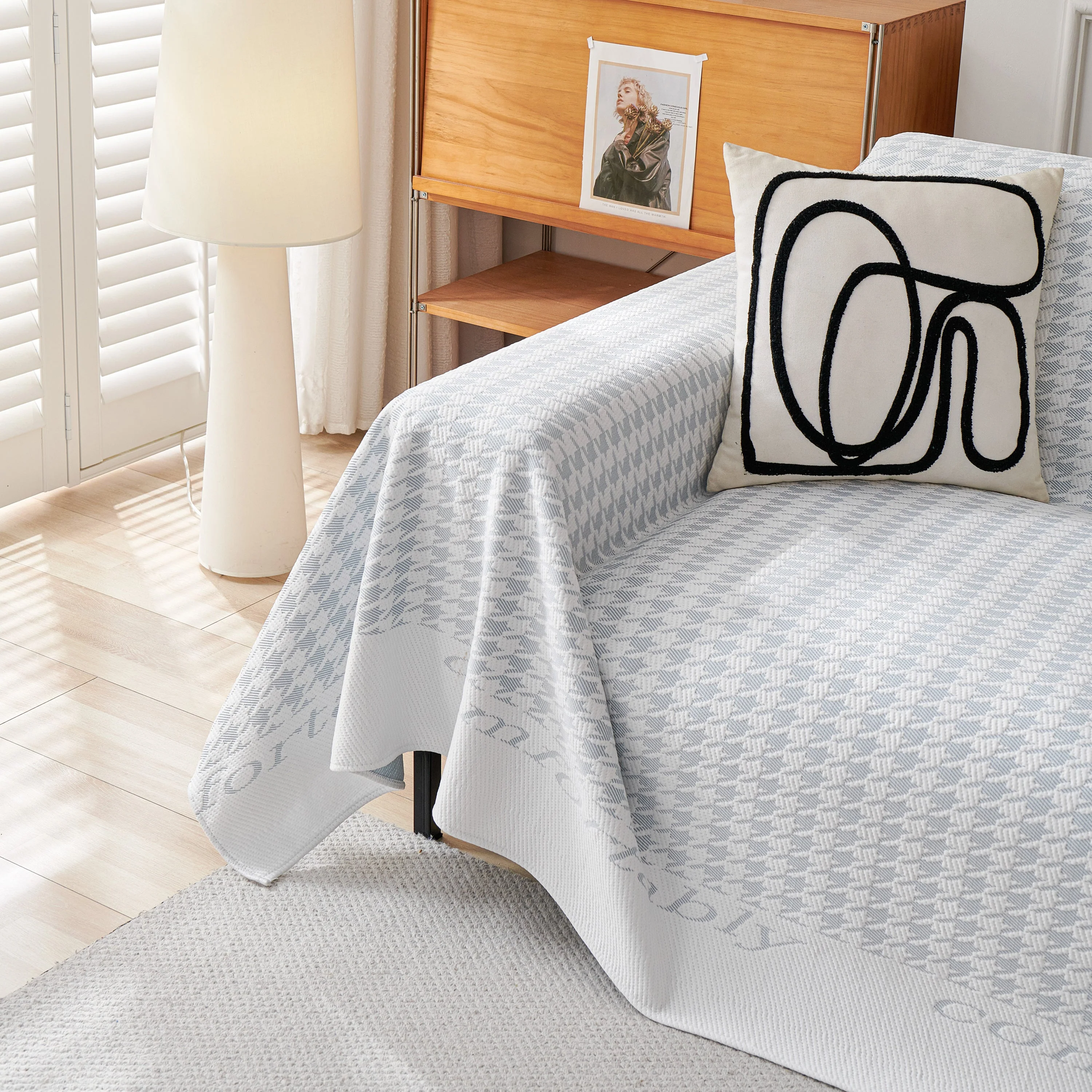 Fashion Couch Cover Blanket, Cooling Breathable Couch Cover Sofa Throw Cover X-Large Sofa Slipcover - Image 18