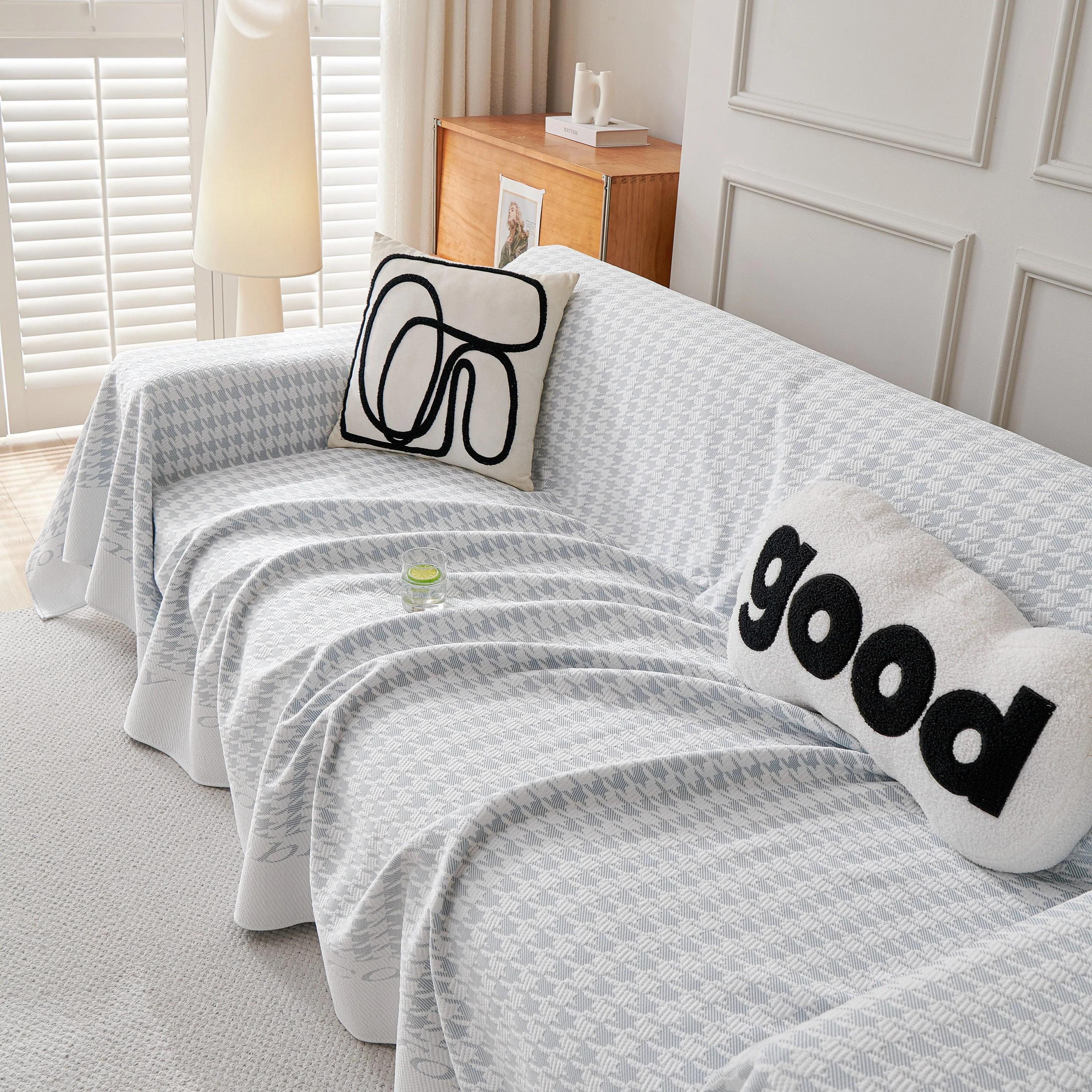 Fashion Couch Cover Blanket, Cooling Breathable Couch Cover Sofa Throw Cover X-Large Sofa Slipcover - Image 19