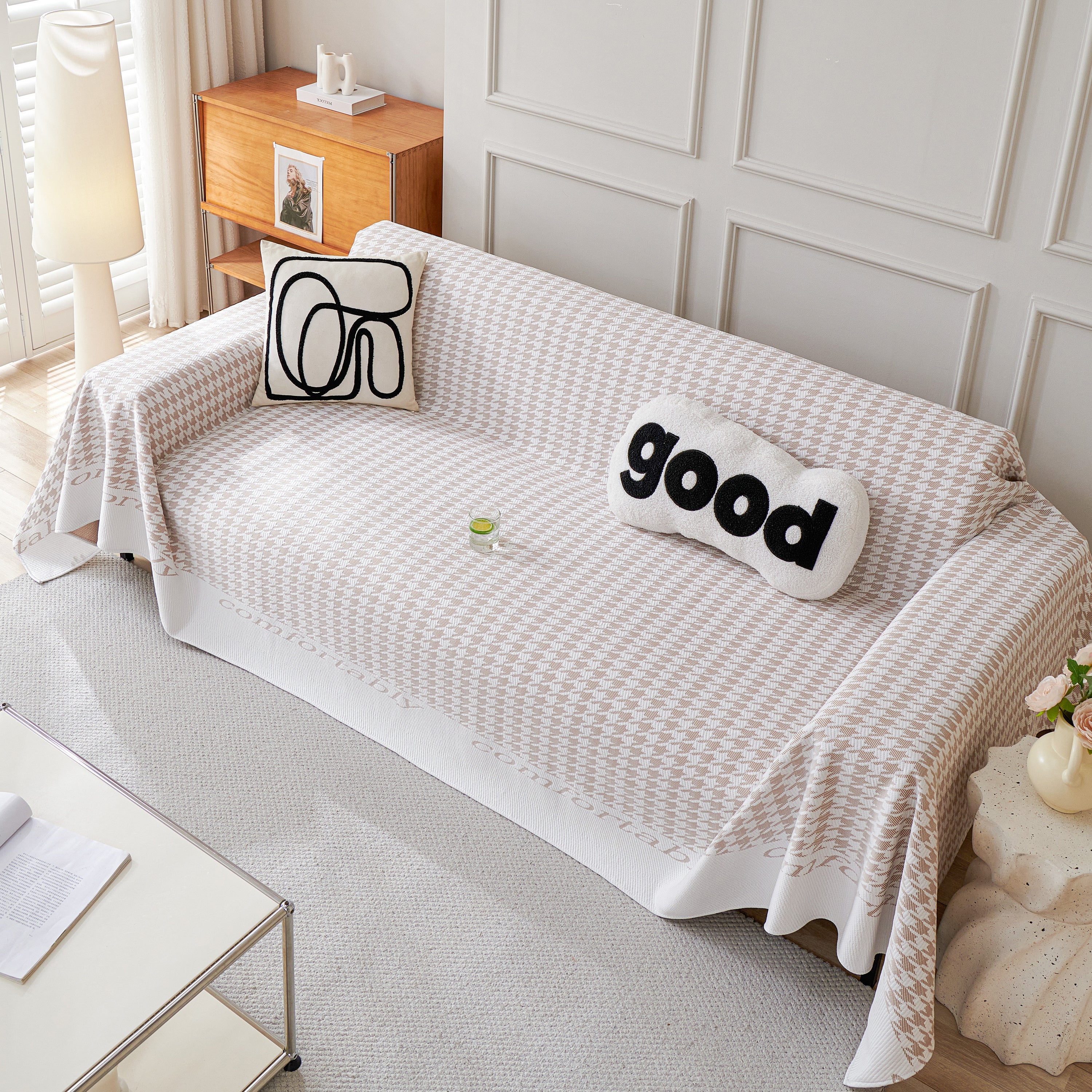 Fashion Couch Cover Blanket, Cooling Breathable Couch Cover Sofa Throw Cover X-Large Sofa Slipcover - Image 24