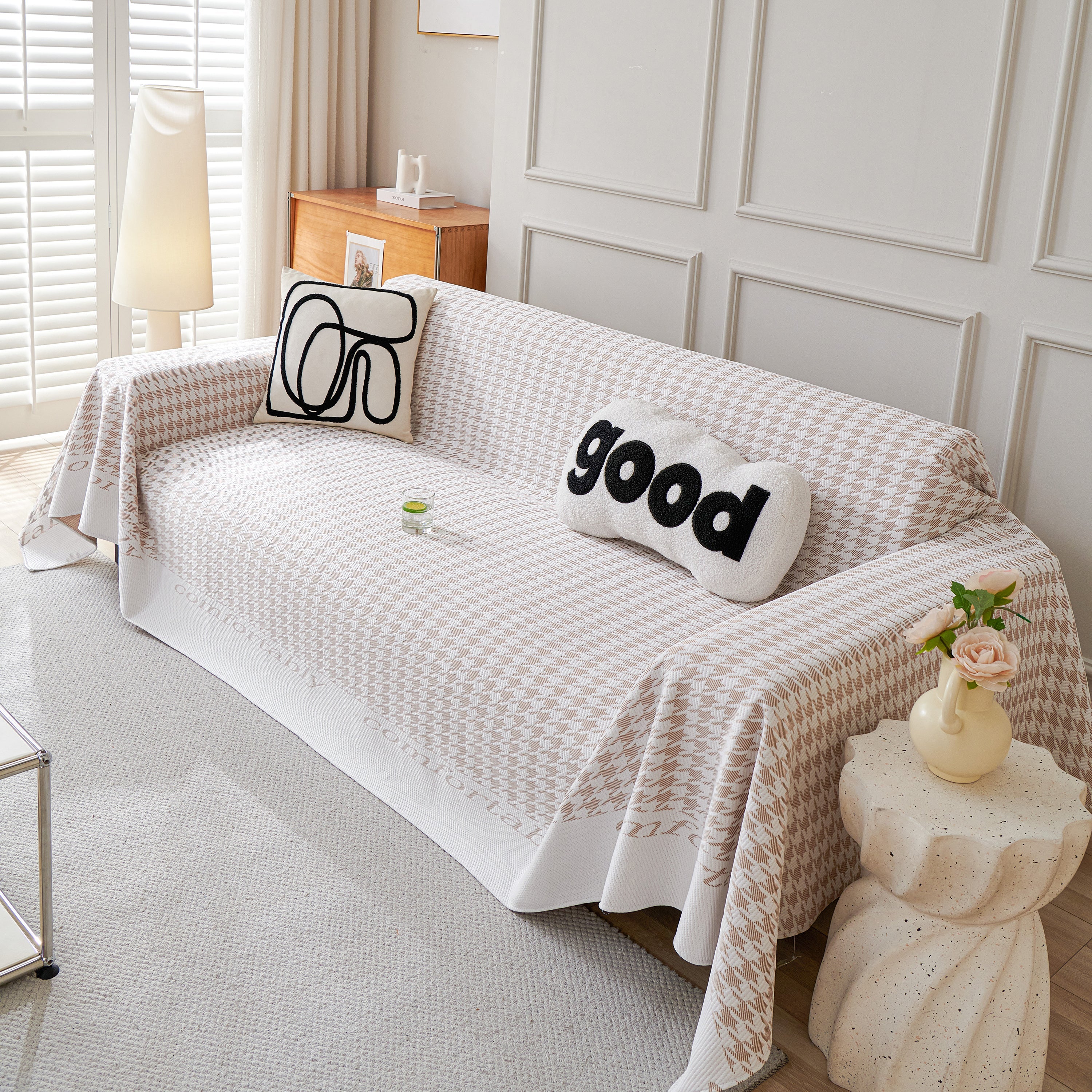 Fashion Couch Cover Blanket, Cooling Breathable Couch Cover Sofa Throw Cover X-Large Sofa Slipcover - Image 25