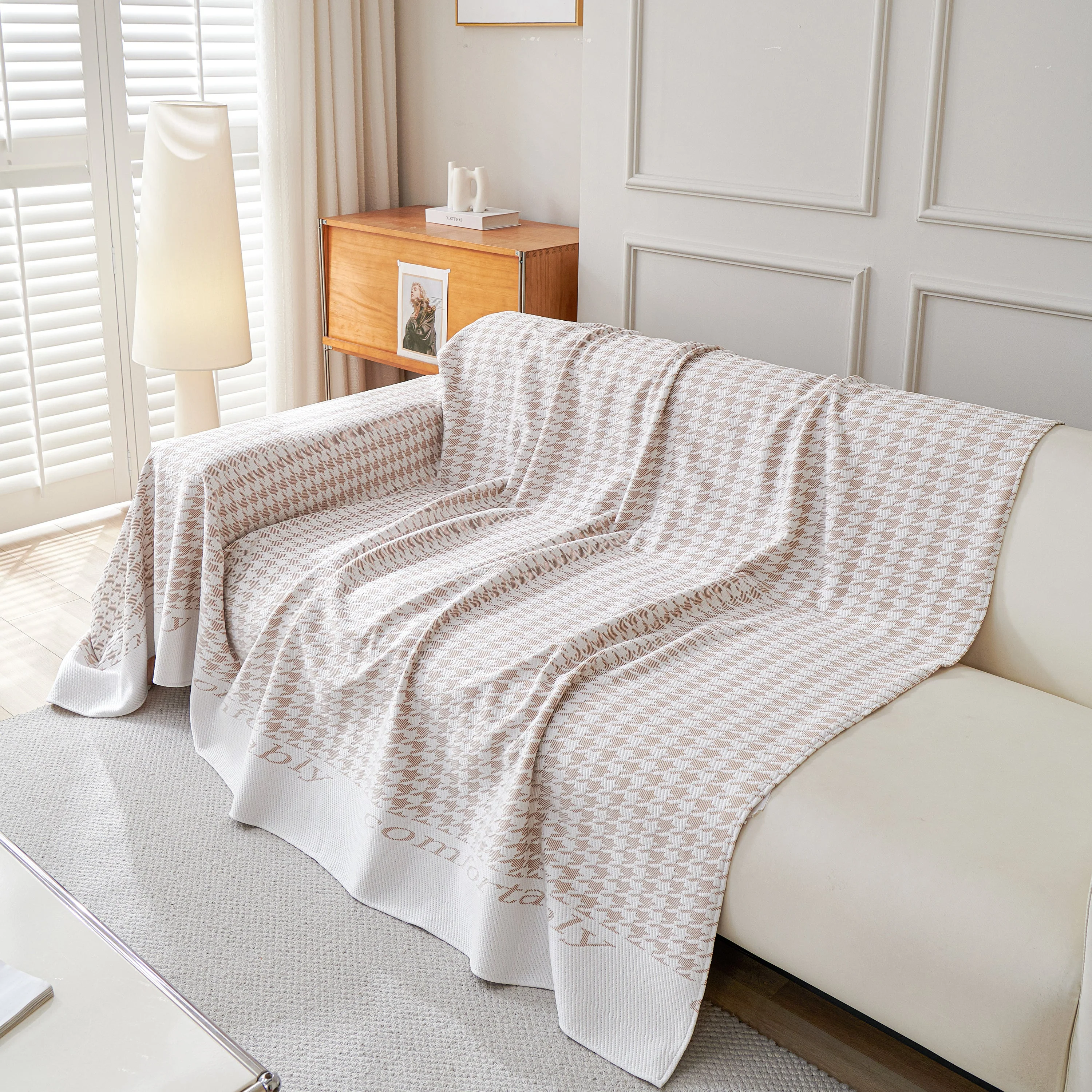 Fashion Couch Cover Blanket, Cooling Breathable Couch Cover Sofa Throw Cover X-Large Sofa Slipcover - Image 33