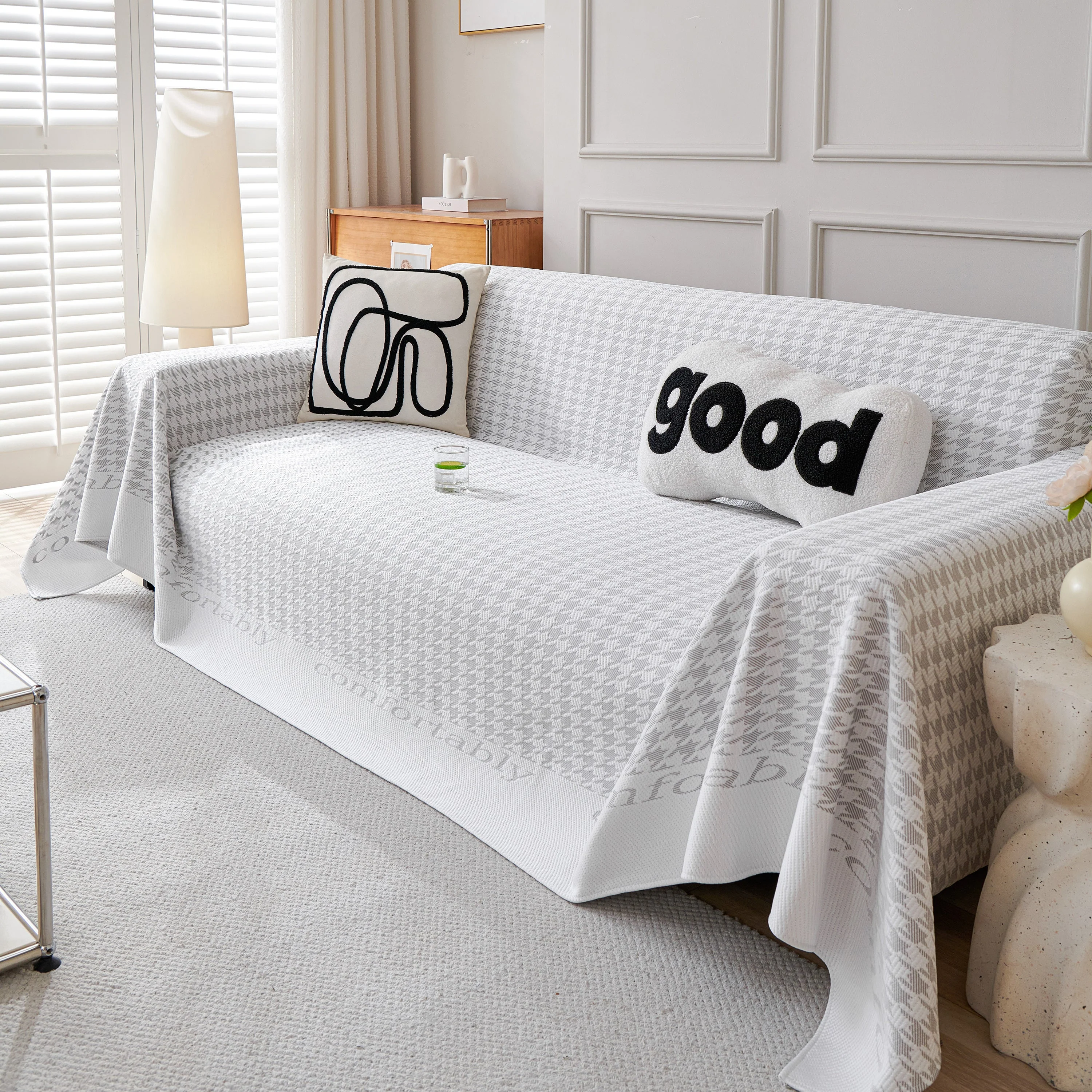 Fashion Couch Cover Blanket, Cooling Breathable Couch Cover Sofa Throw Cover X-Large Sofa Slipcover - Image 34