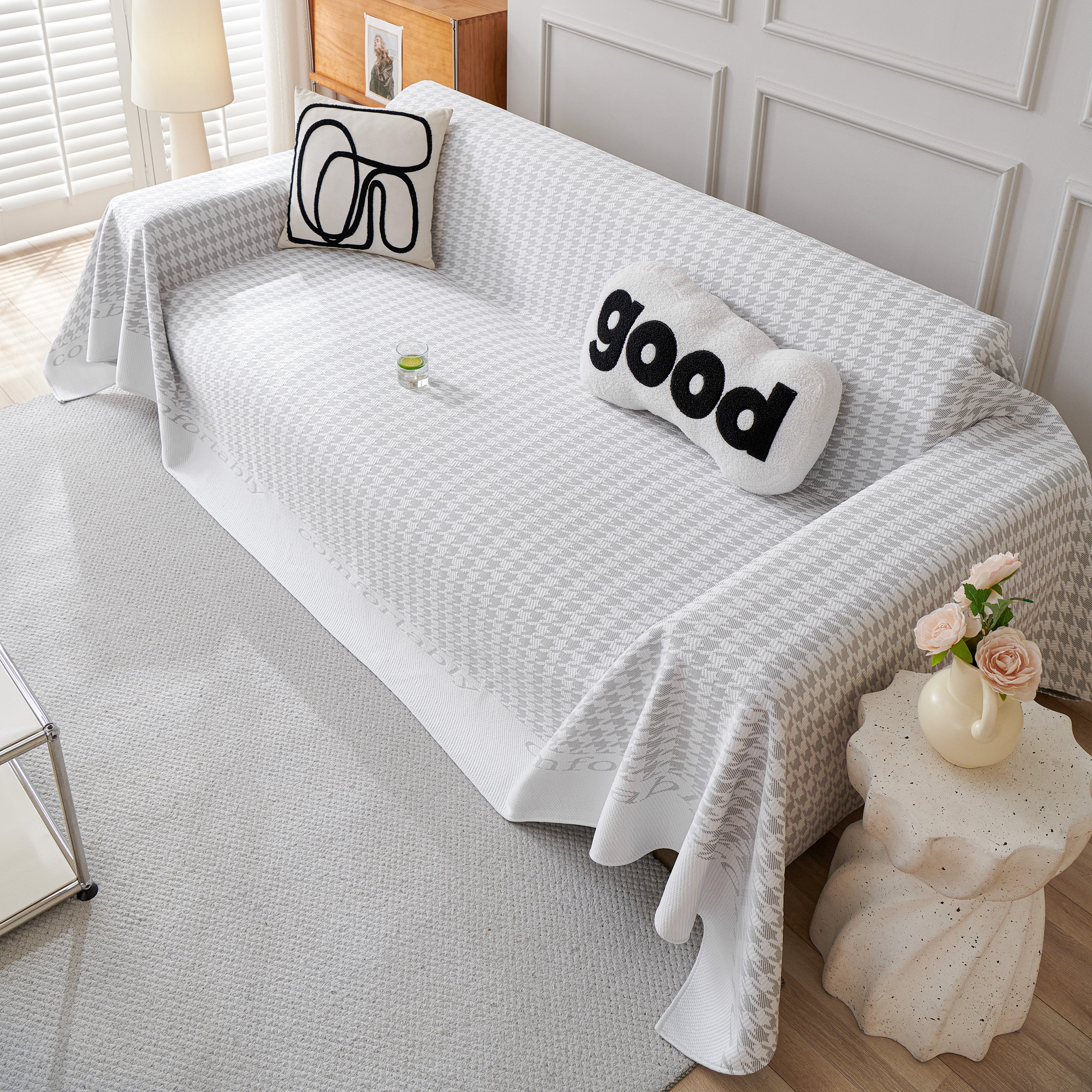Fashion Couch Cover Blanket, Cooling Breathable Couch Cover Sofa Throw Cover X-Large Sofa Slipcover - Image 35