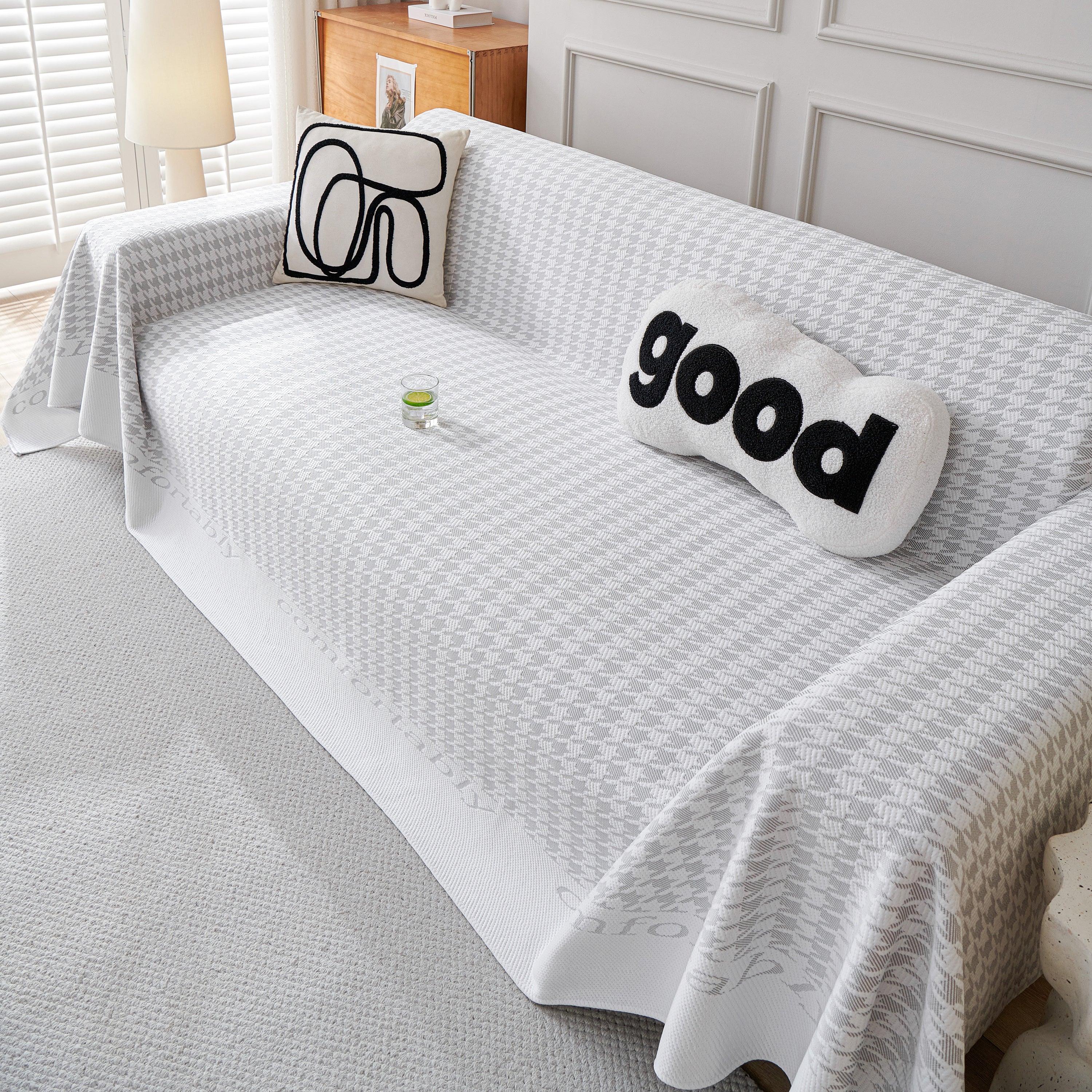 Fashion Couch Cover Blanket, Cooling Breathable Couch Cover Sofa Throw Cover X-Large Sofa Slipcover - Image 36