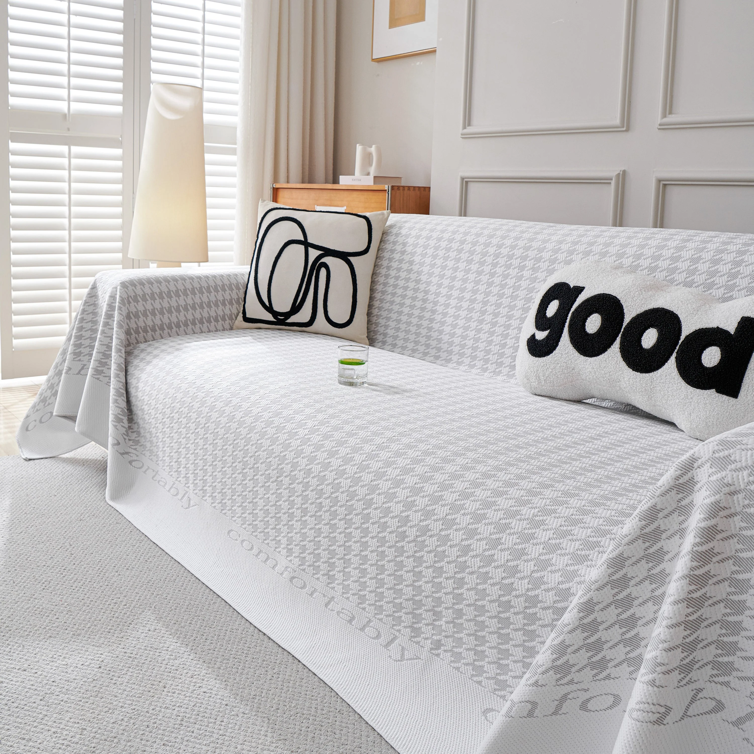 Fashion Couch Cover Blanket, Cooling Breathable Couch Cover Sofa Throw Cover X-Large Sofa Slipcover - Image 37
