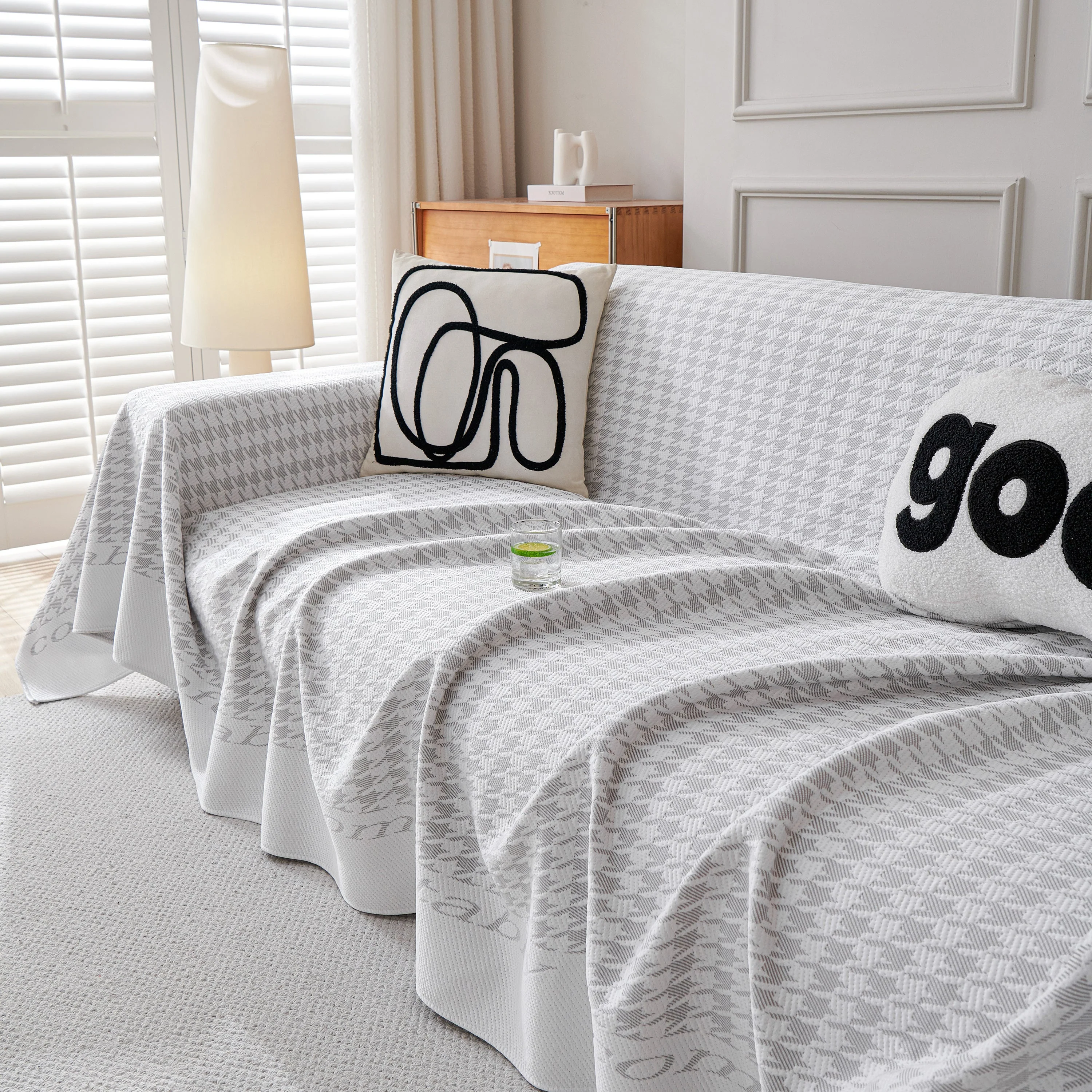 Fashion Couch Cover Blanket, Cooling Breathable Couch Cover Sofa Throw Cover X-Large Sofa Slipcover - Image 40