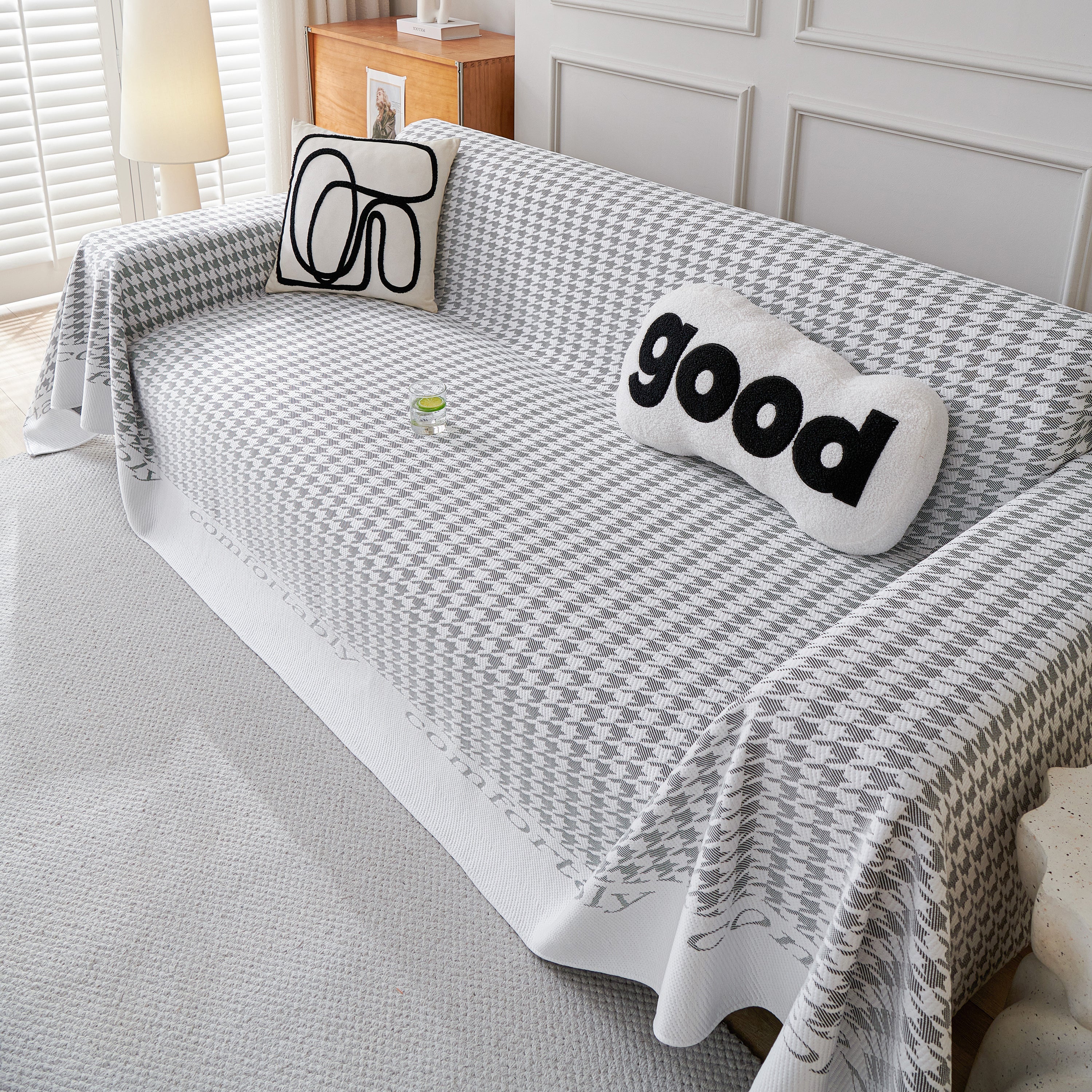 Fashion Couch Cover Blanket, Cooling Breathable Couch Cover Sofa Throw Cover X-Large Sofa Slipcover - Image 49