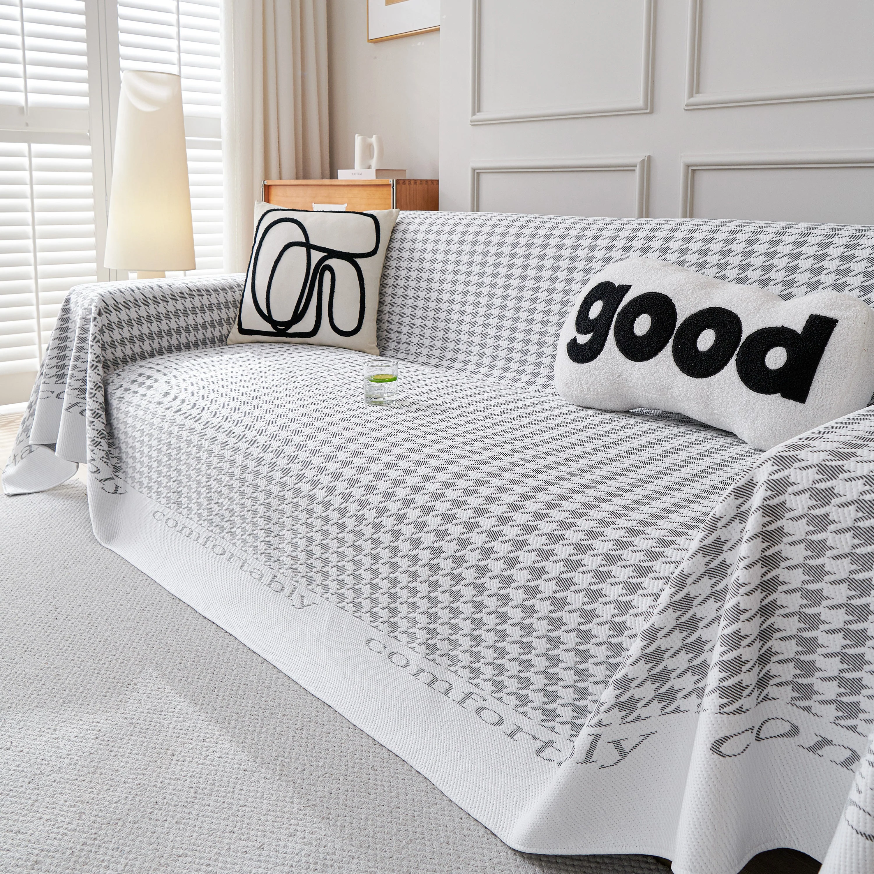 Fashion Couch Cover Blanket, Cooling Breathable Couch Cover Sofa Throw Cover X-Large Sofa Slipcover - Image 50