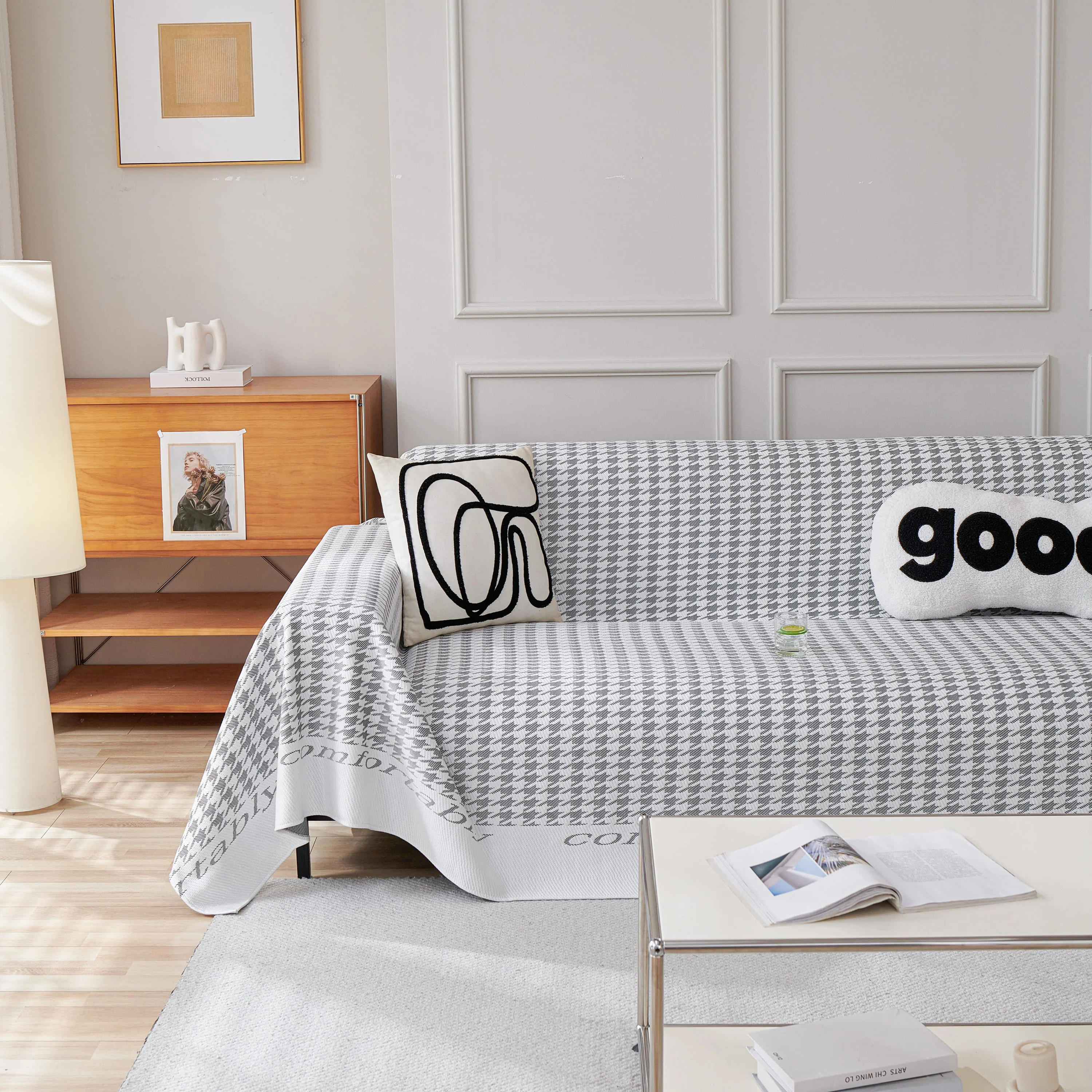 Fashion Couch Cover Blanket, Cooling Breathable Couch Cover Sofa Throw Cover X-Large Sofa Slipcover - Image 51