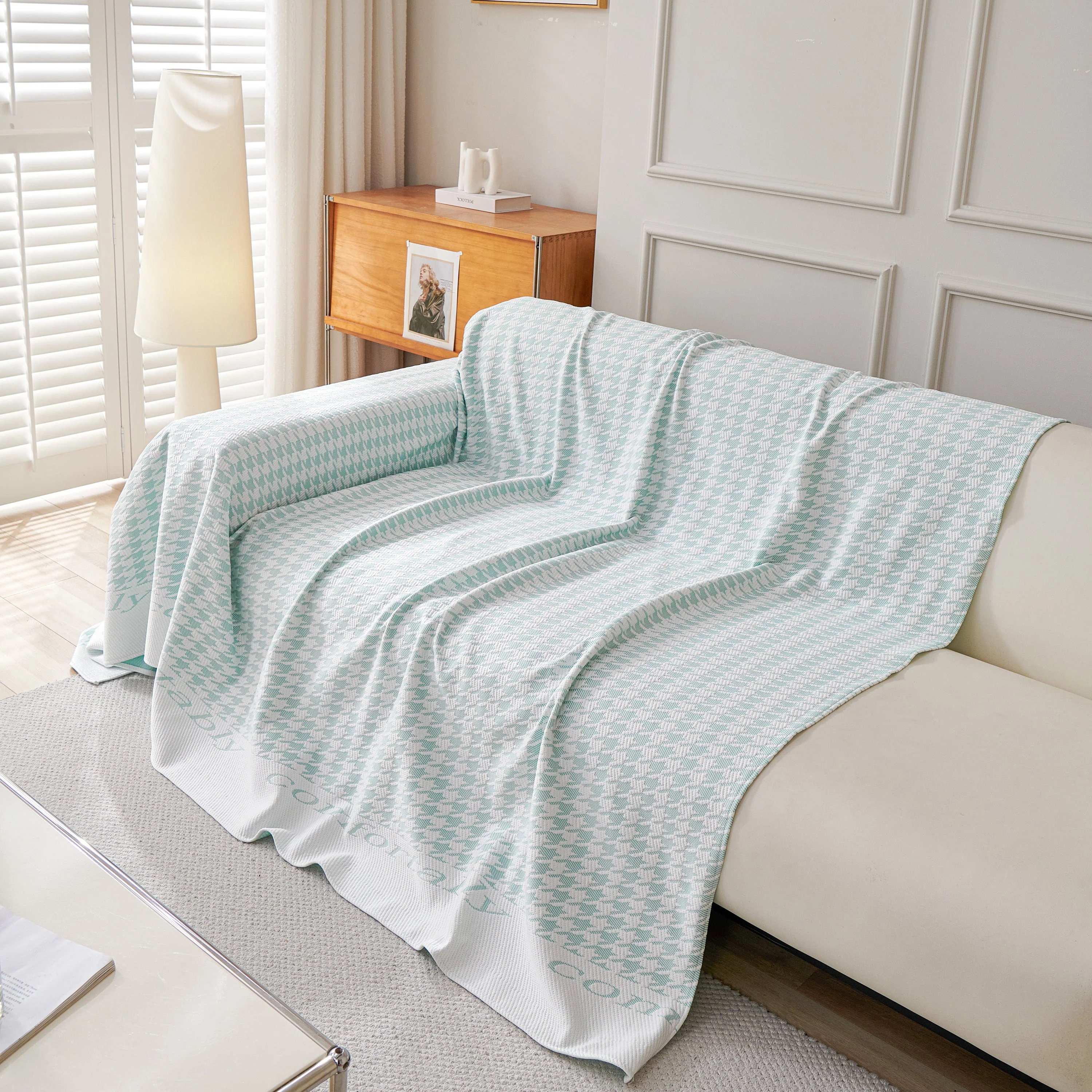 Fashion Couch Cover Blanket, Cooling Breathable Couch Cover Sofa Throw Cover X-Large Sofa Slipcover - Image 7