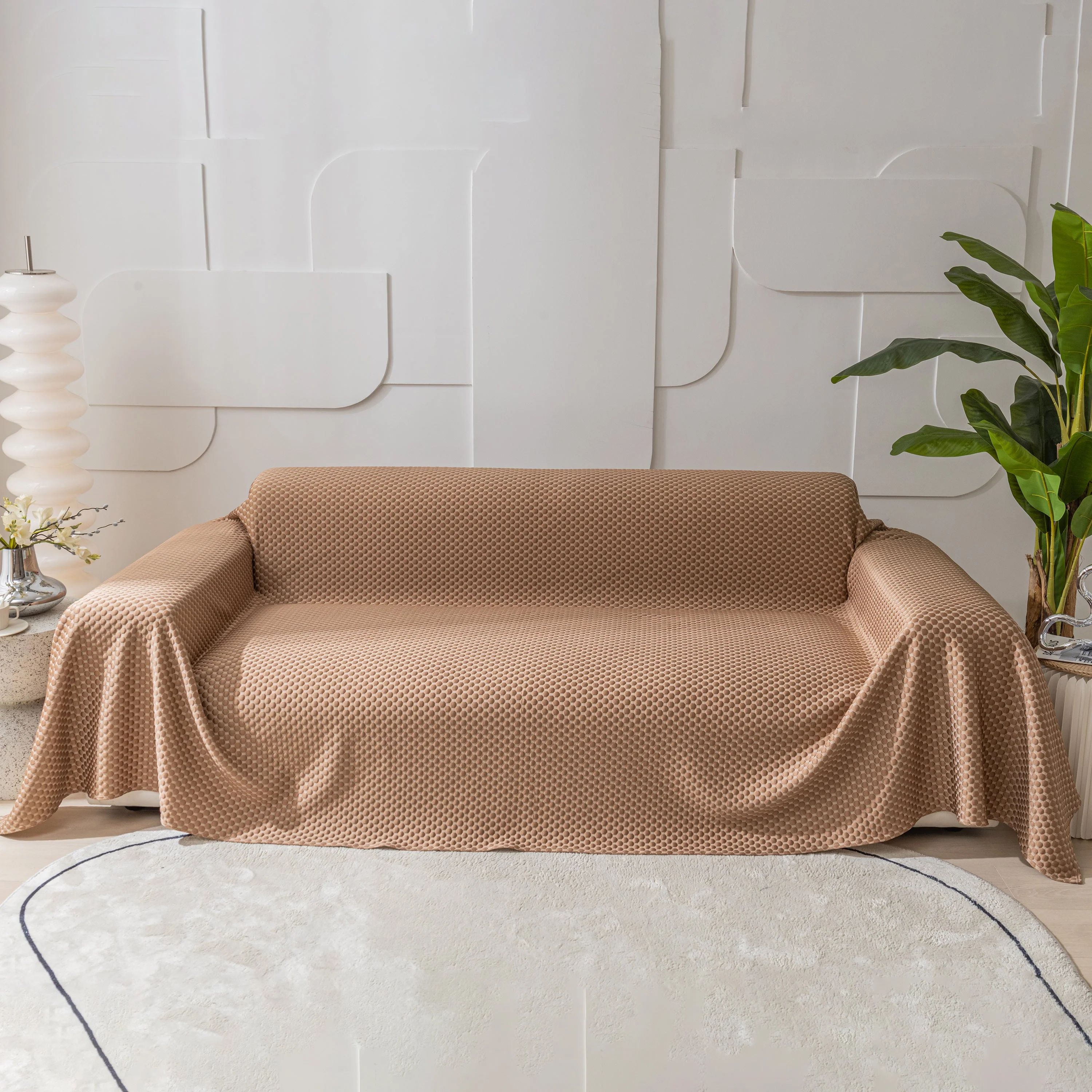 FASHION Granular Textured Sofa Couch Covers, L Shape Sectional Couch Covers, Sofa Covers for Living Room - Image 25
