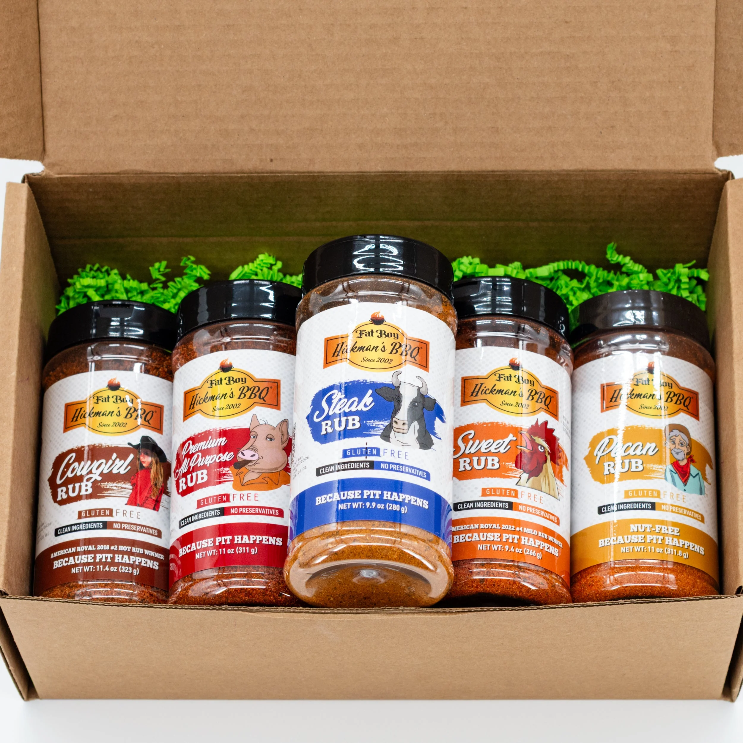Fat Boy Hickman's BBQ Seasoning Variety Pack | Top Sellers | Gluten Free | No Preservatives - Image 3