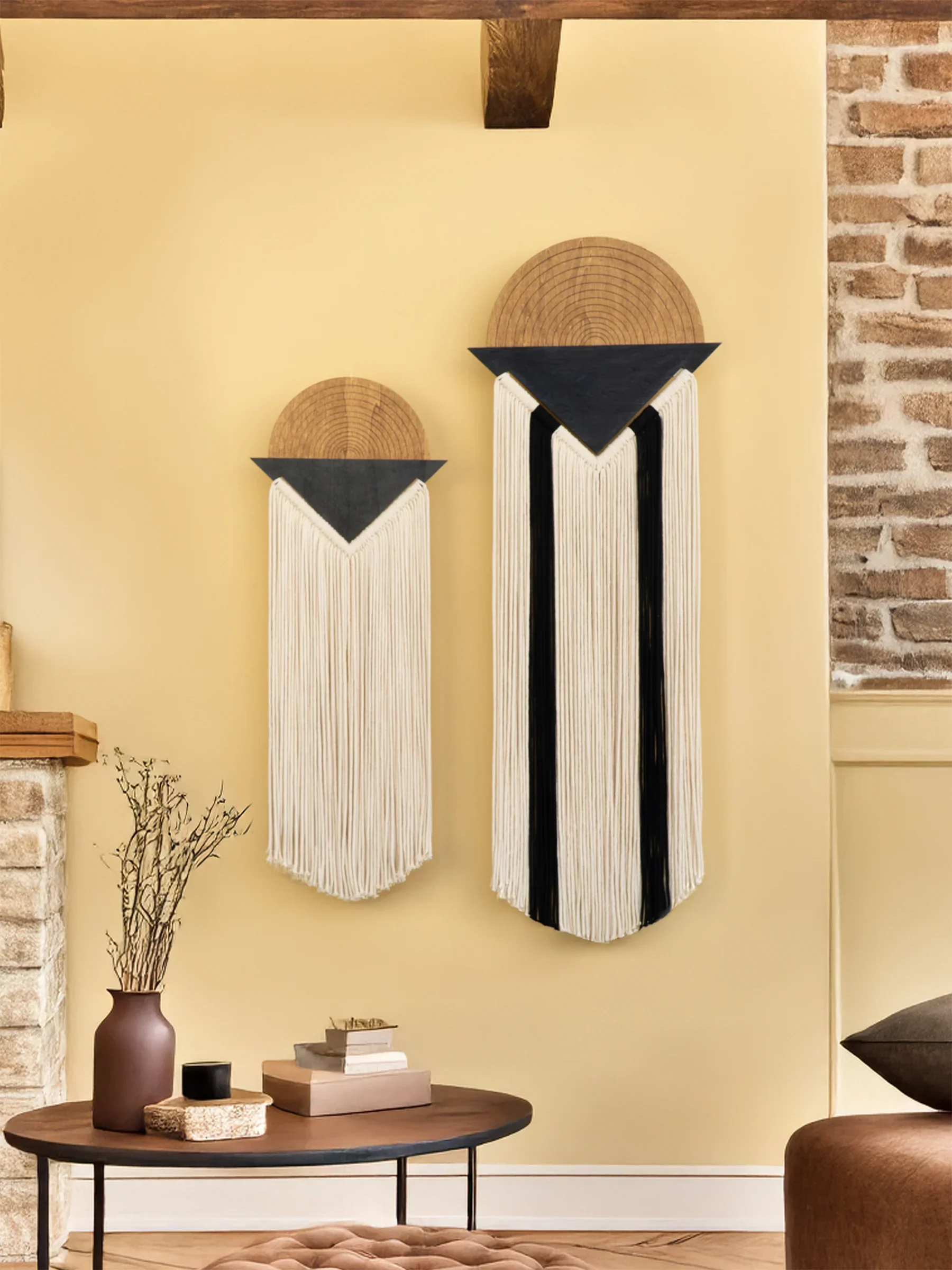 Fathom Macrame Fiber Wall Art (Y38) - Image 2